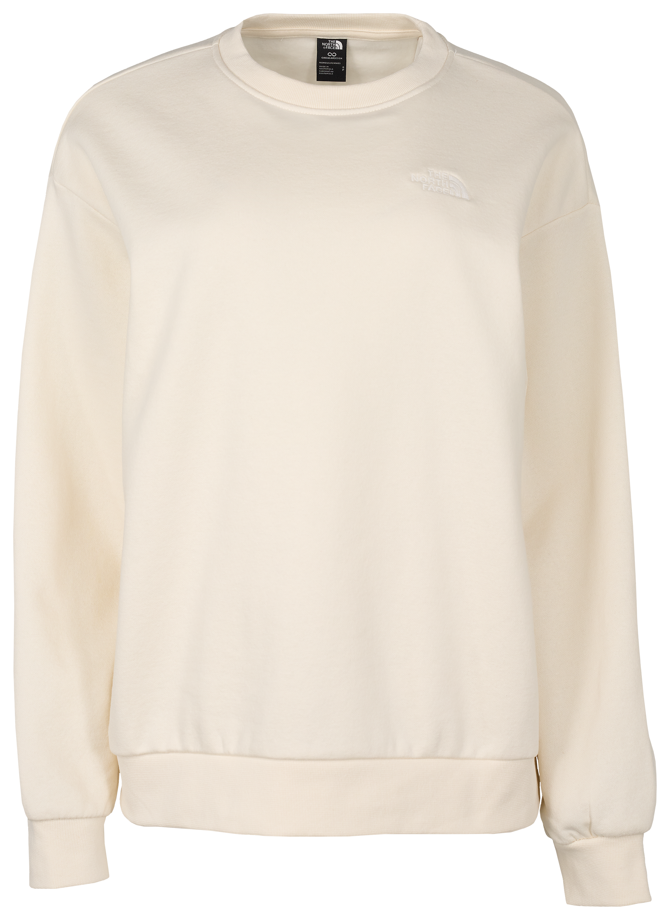 Image of The North Face Evolution Simple Dome Oversized Crew-Neck Sweatshirt - White Dune