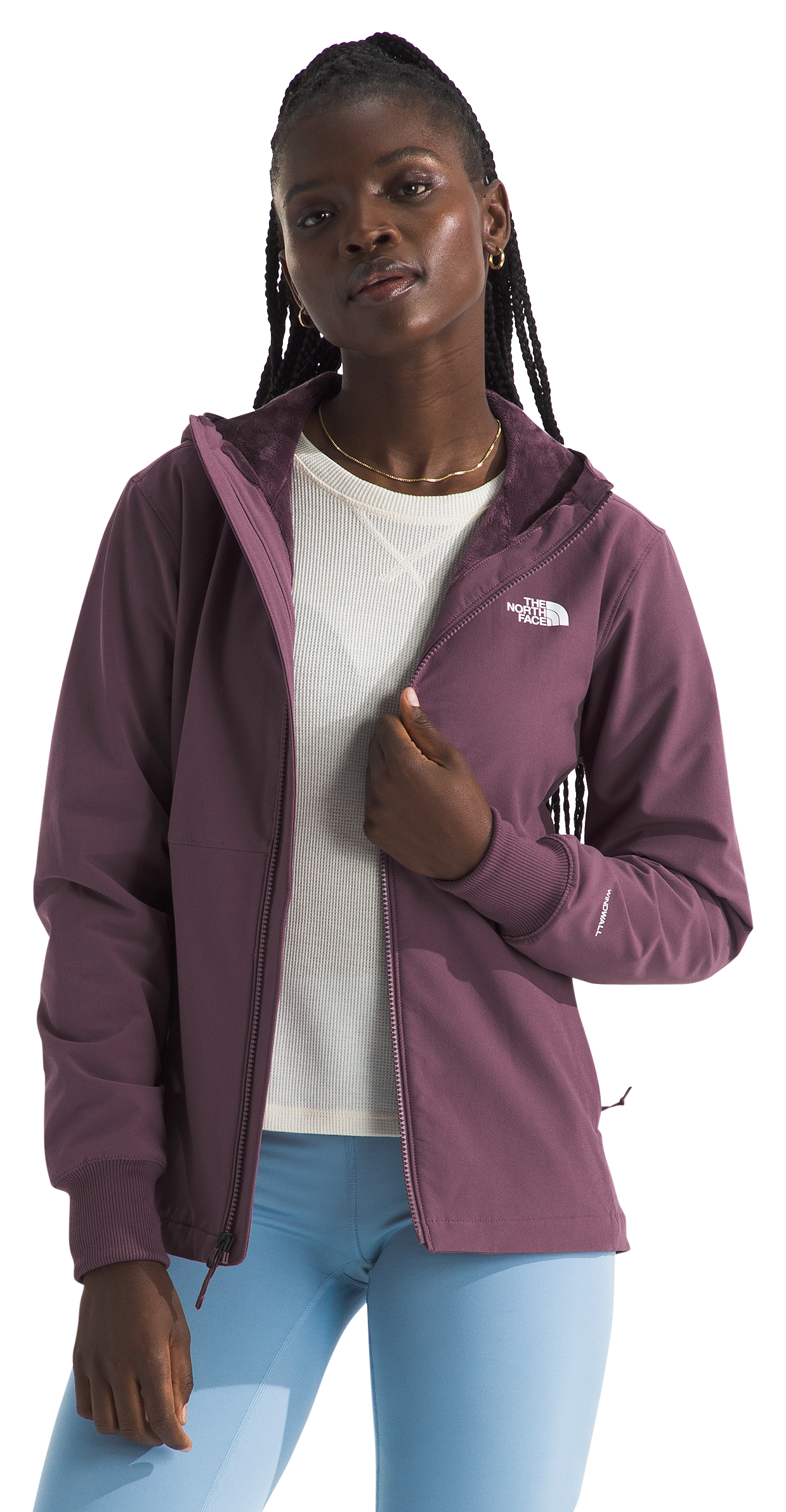 Image of The North Face Shelbe Raschel Hoodie - Midnight Mauve - L