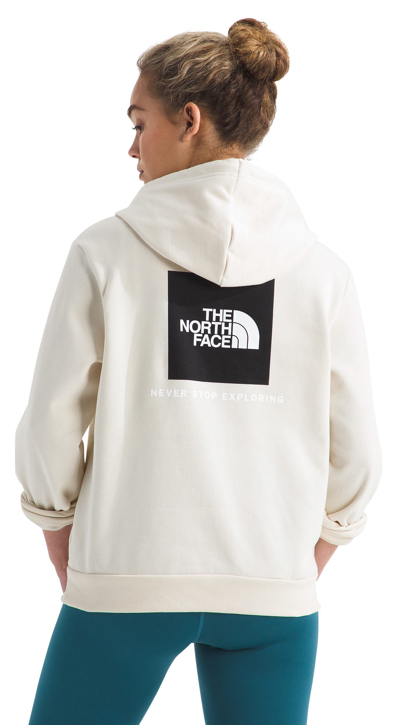 Image of The North Face Evolution Box NSE Hoodie - White Dune - XL