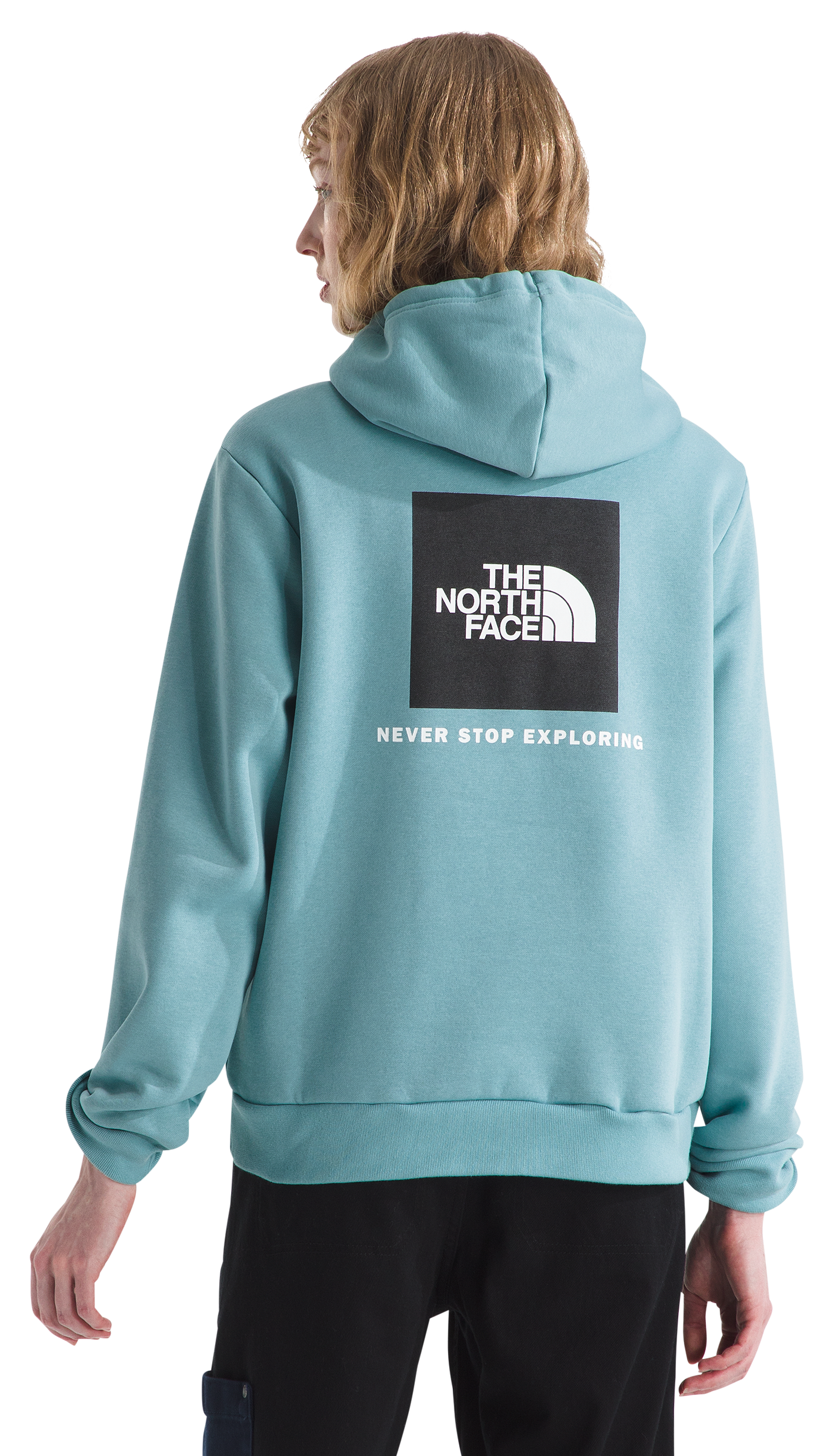 Image of The North Face Evolution Box NSE Hoodie - Blue Eclipse - L