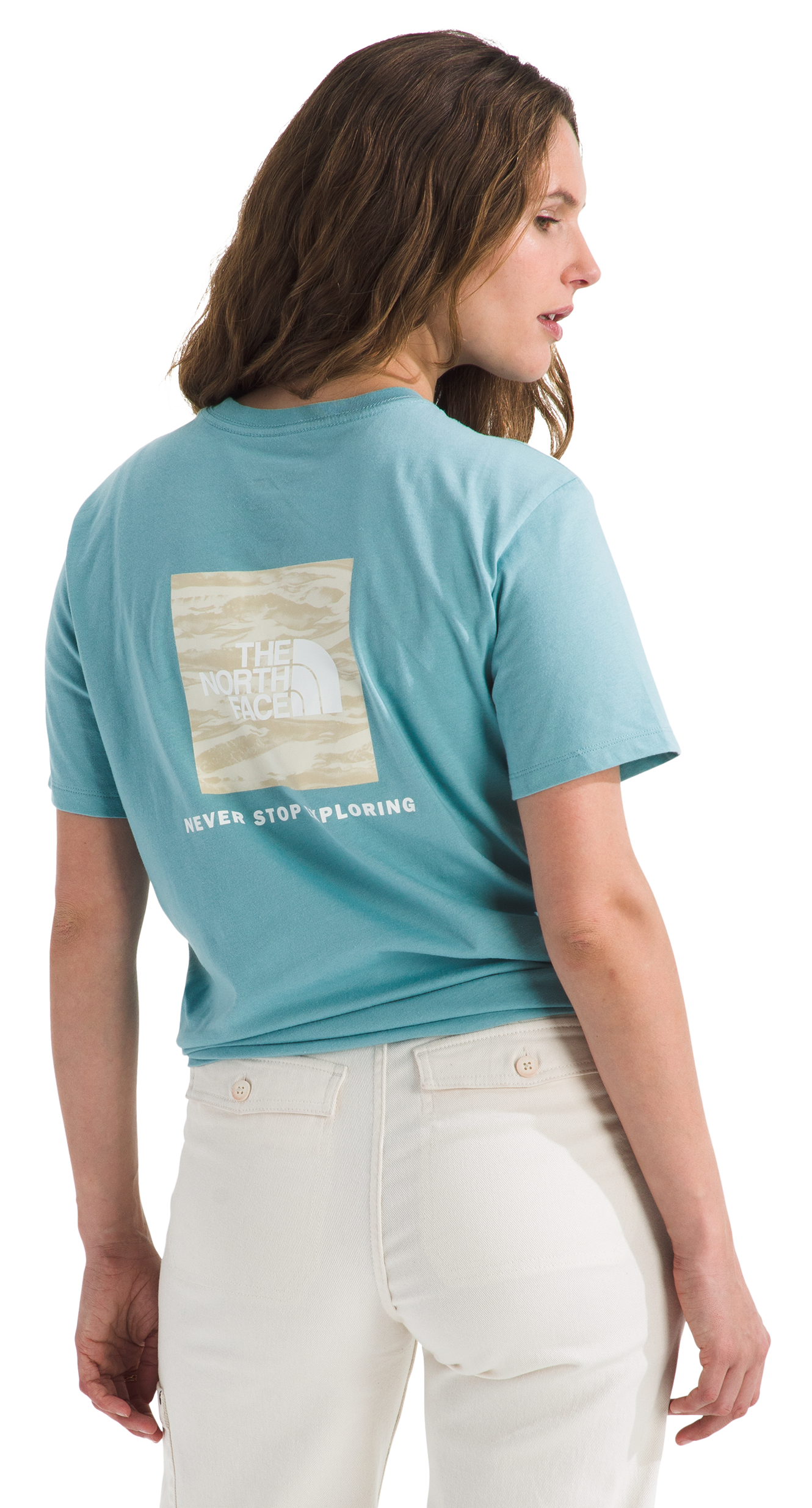 Image of The North Face Evolution Edge of Light Box NSE Long-Sleeve T-Shirt - Blue Eclipse - S