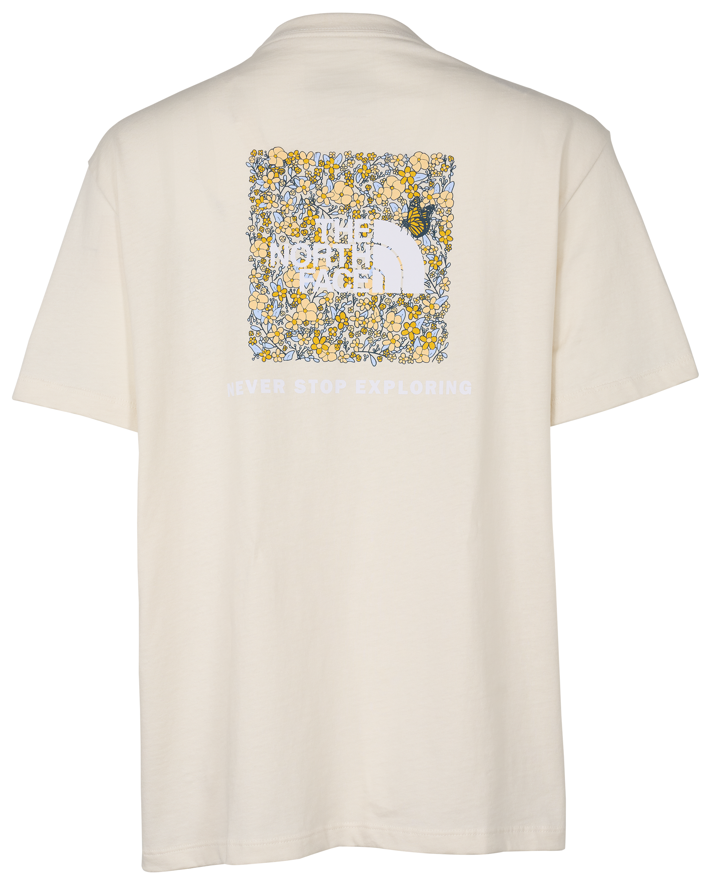 Image of The North Face Evolution Floral Box NSE Short-Sleeve T-Shirt - White Dune