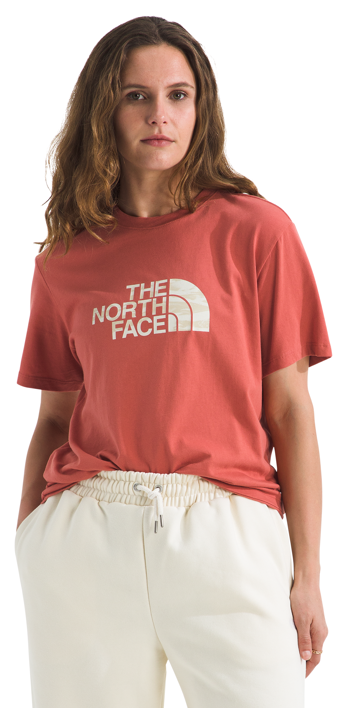 Image of The North Face Evolution Edge of Light Half-Dome Long-Sleeve T-Shirt - Mars Dust - L