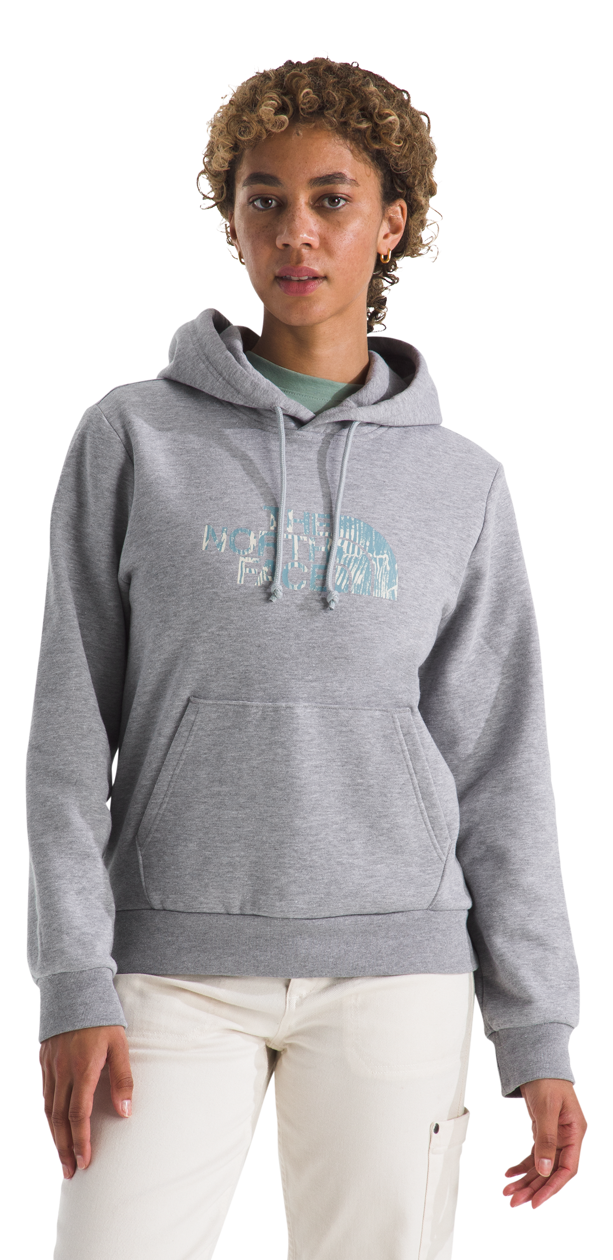 Image of The North Face Evolution Regenerative Ink Graphic Half Dome Hoodie - TNF Pale Grey Heather
