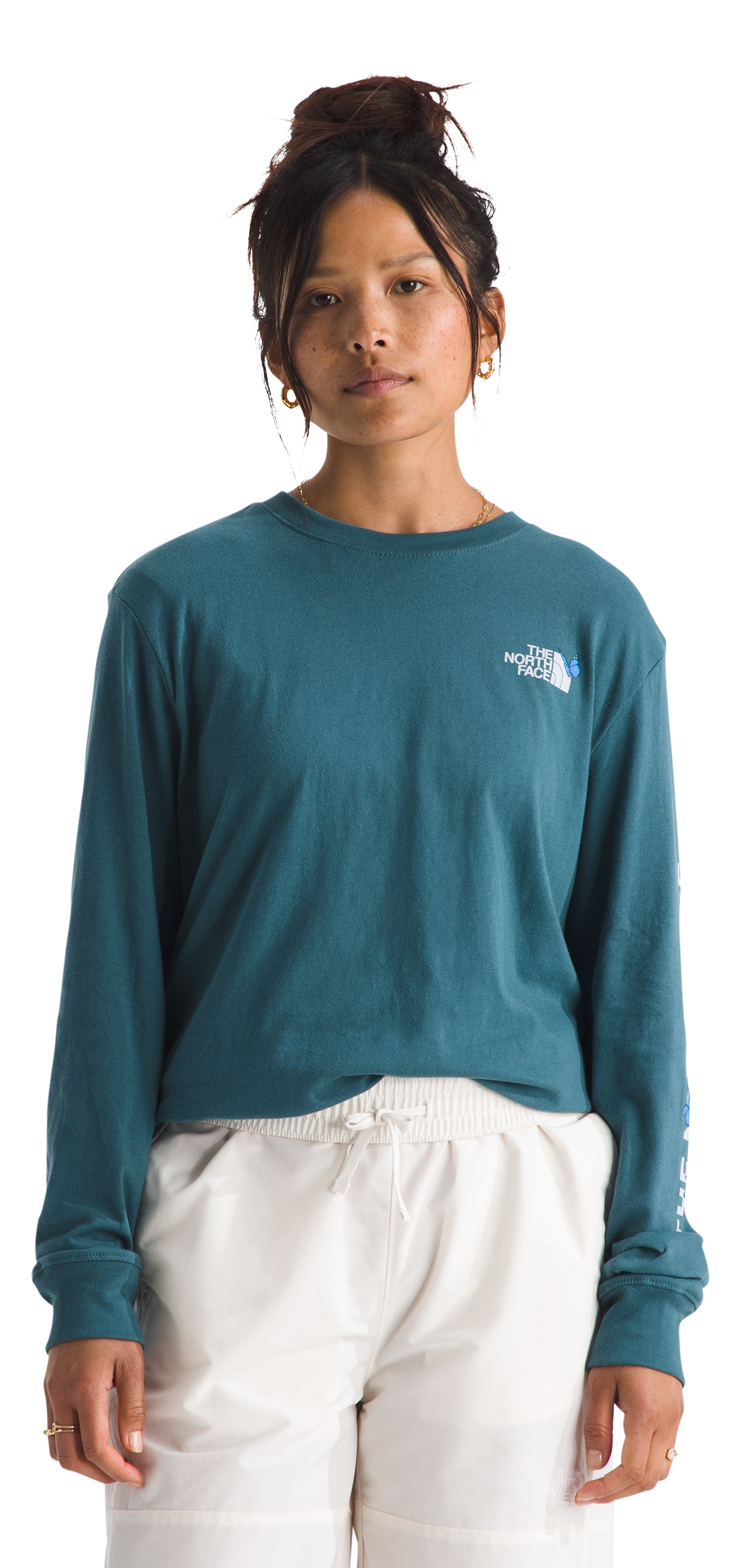 Image of The North Face Evolution Butterfly Long-Sleeve T-Shirt - Space