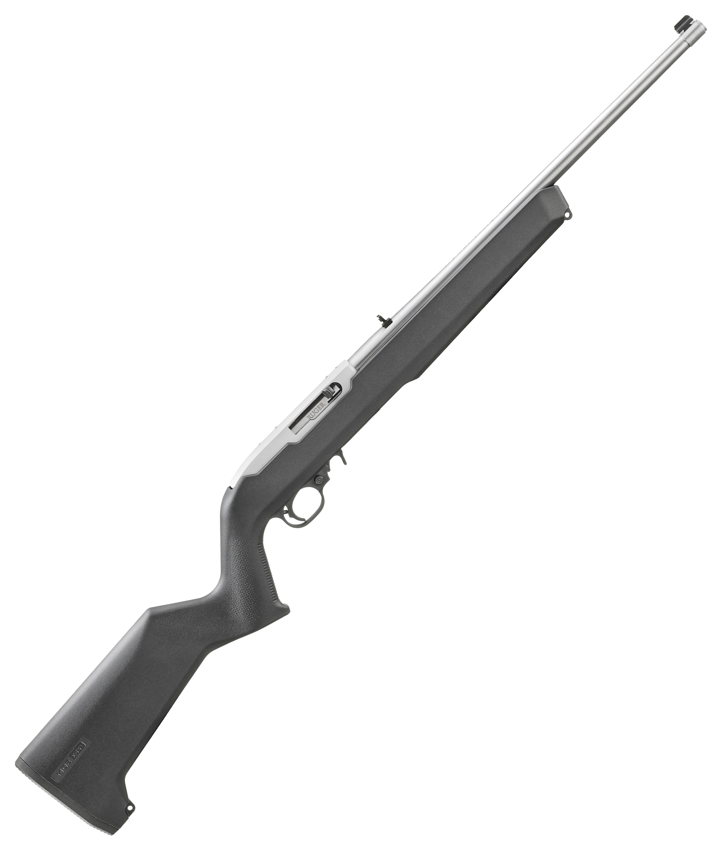 Ruger 1022 Carbine Stainless SemiAuto Rimfire Rifle with Magpul MOE X22 Stock