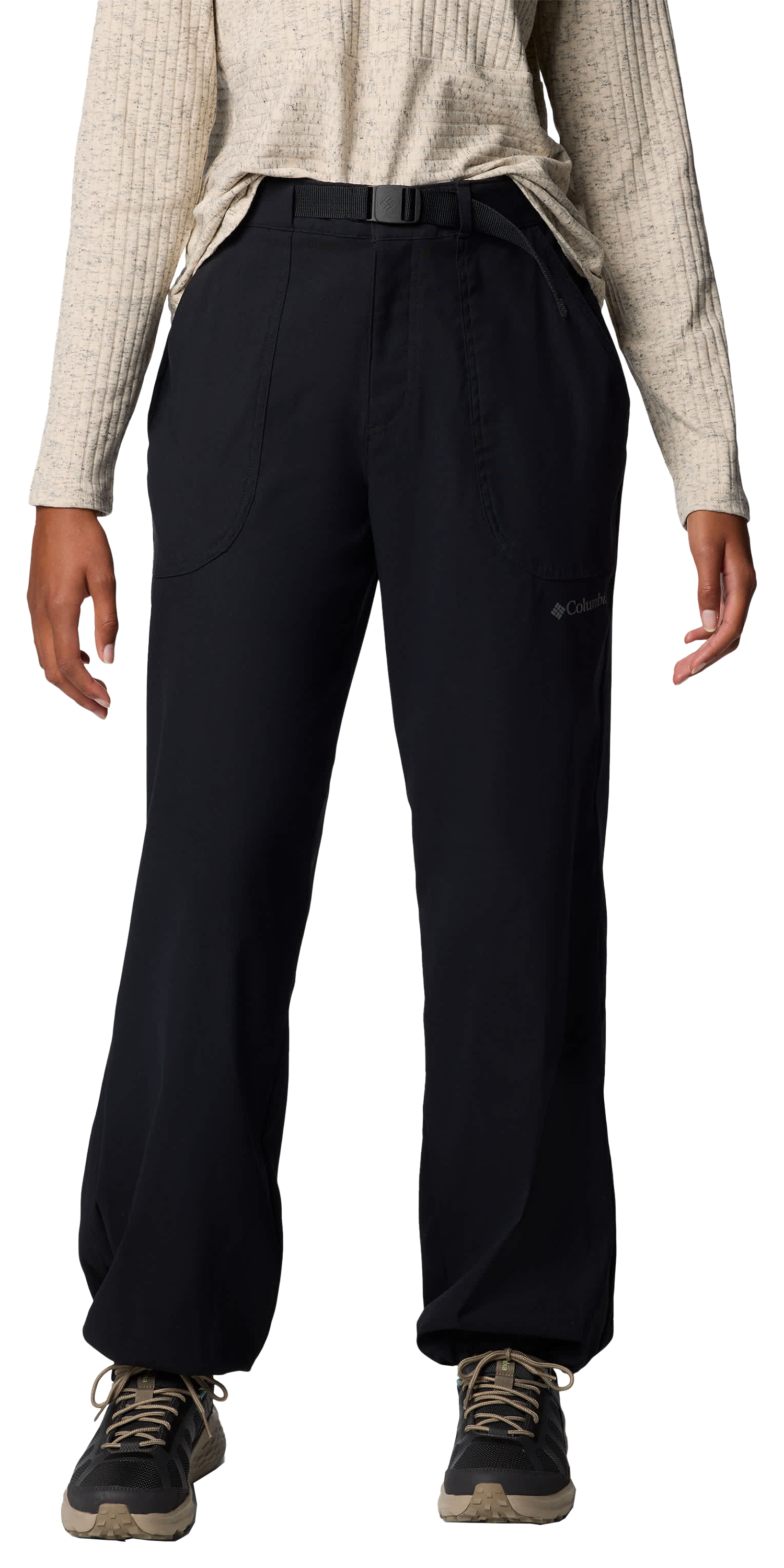 Image of Columbia Brea Falls Nylon Pants for Ladies - Black - XL - Regular