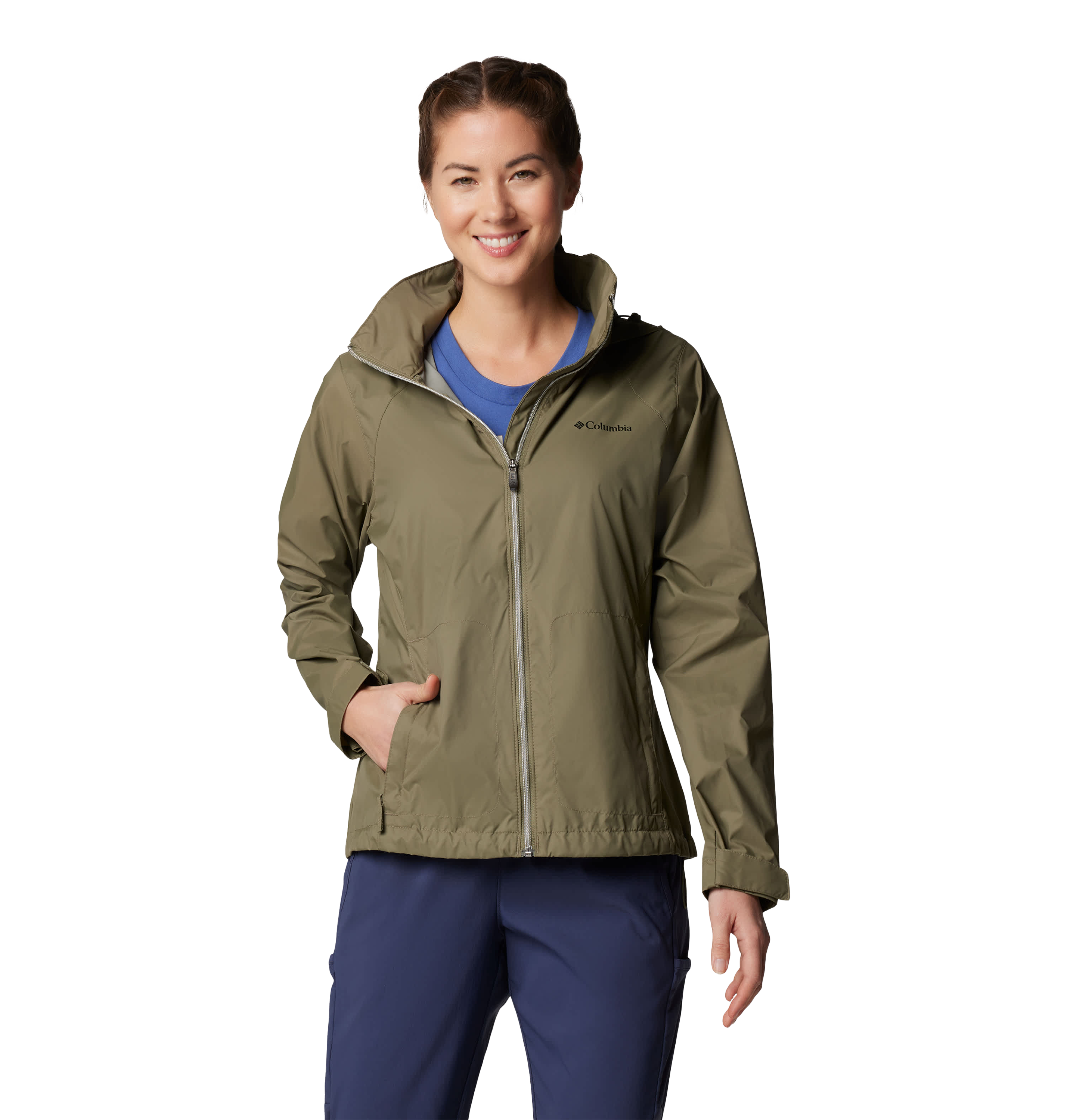 Image of Columbia Switchback IV Jacket for Ladies - Stone Green - 2X