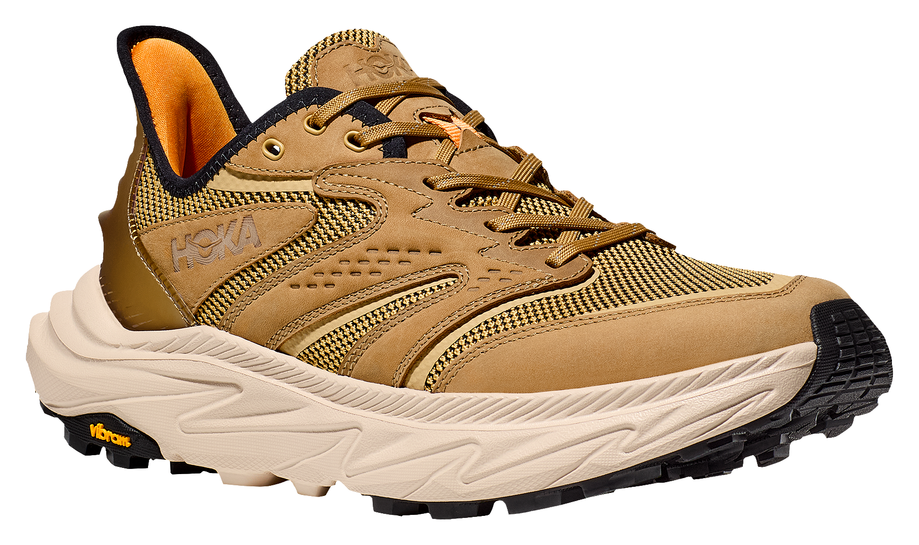 Image of Hoka Anacapa 2 Freedom Hiking Shoes for Men - Wheat/Oak - 12M