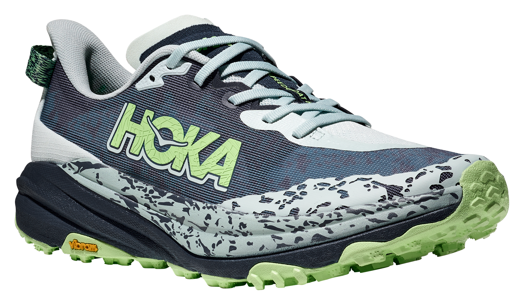 Image of HOKA Speedgoat 6 Trail Running Shoes for Men - Droplet/Nautical Dusk