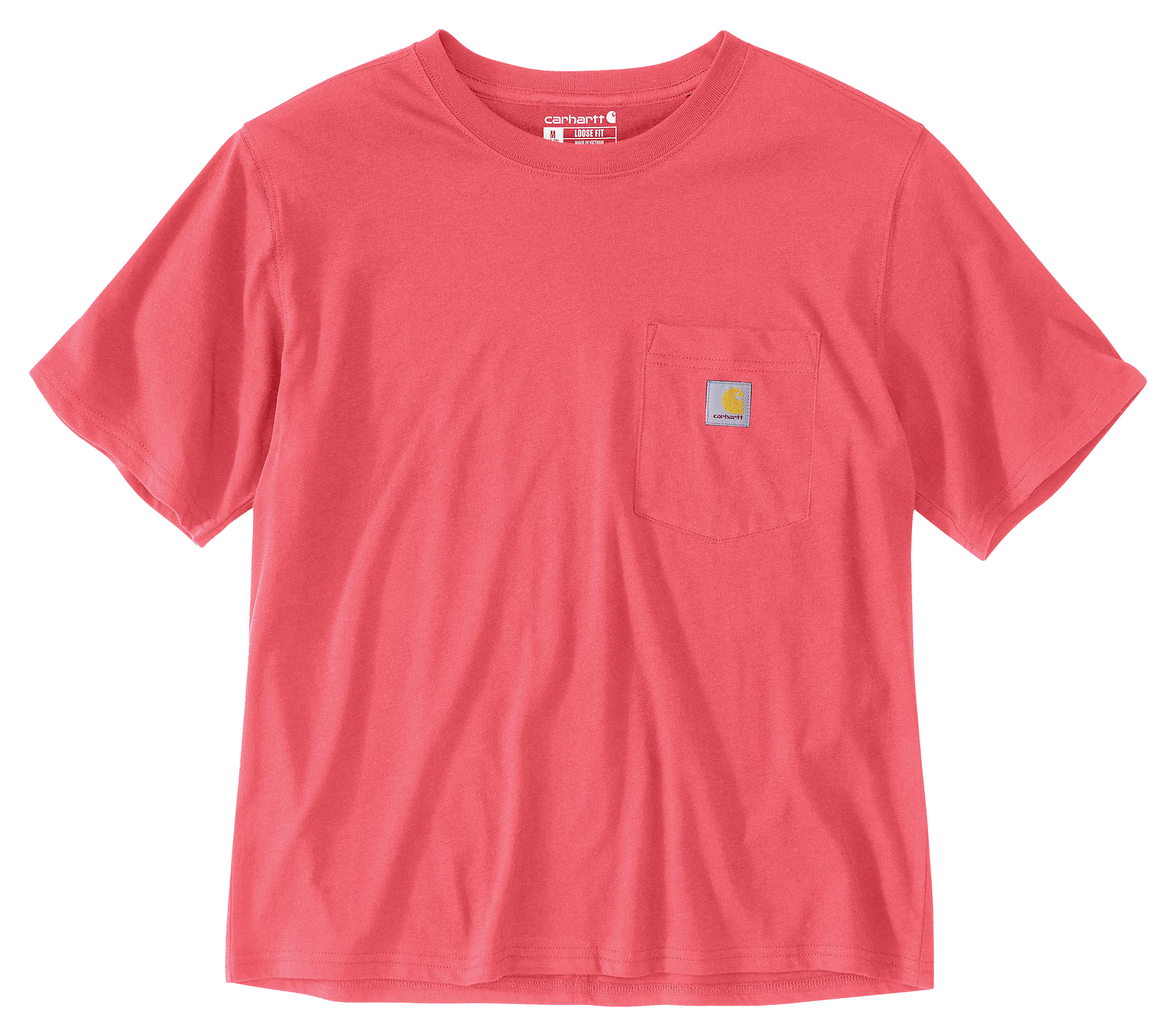 Image of Carhartt TENCEL Fiber Series Loose-Fit Short-Sleeve T-Shirt for Ladies - Pink Salmon - XS