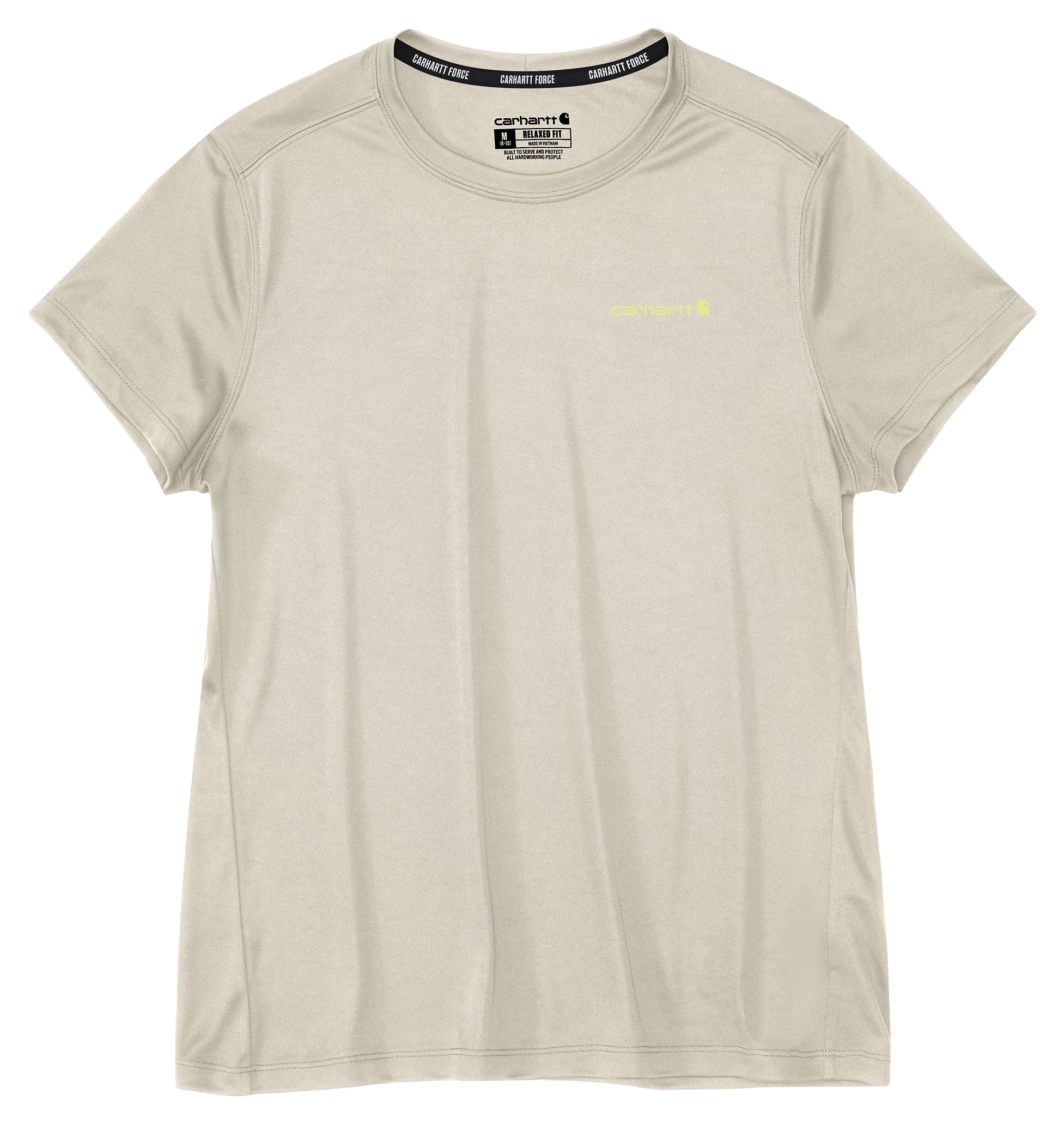 Image of Carhartt Force Sun Defender Relaxed-Fit Short-Sleeve T-Shirt for Ladies - Chalk - XL