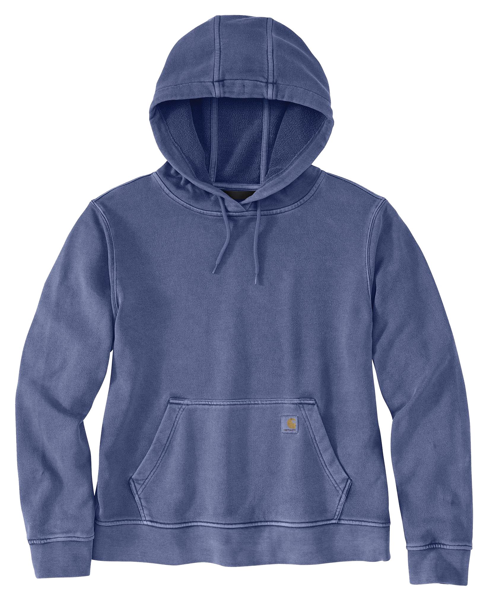 Image of Carhartt Midweight French Terry Long-Sleeve Hooded Sweatshirt for Ladies - Lunar Blue - 3X