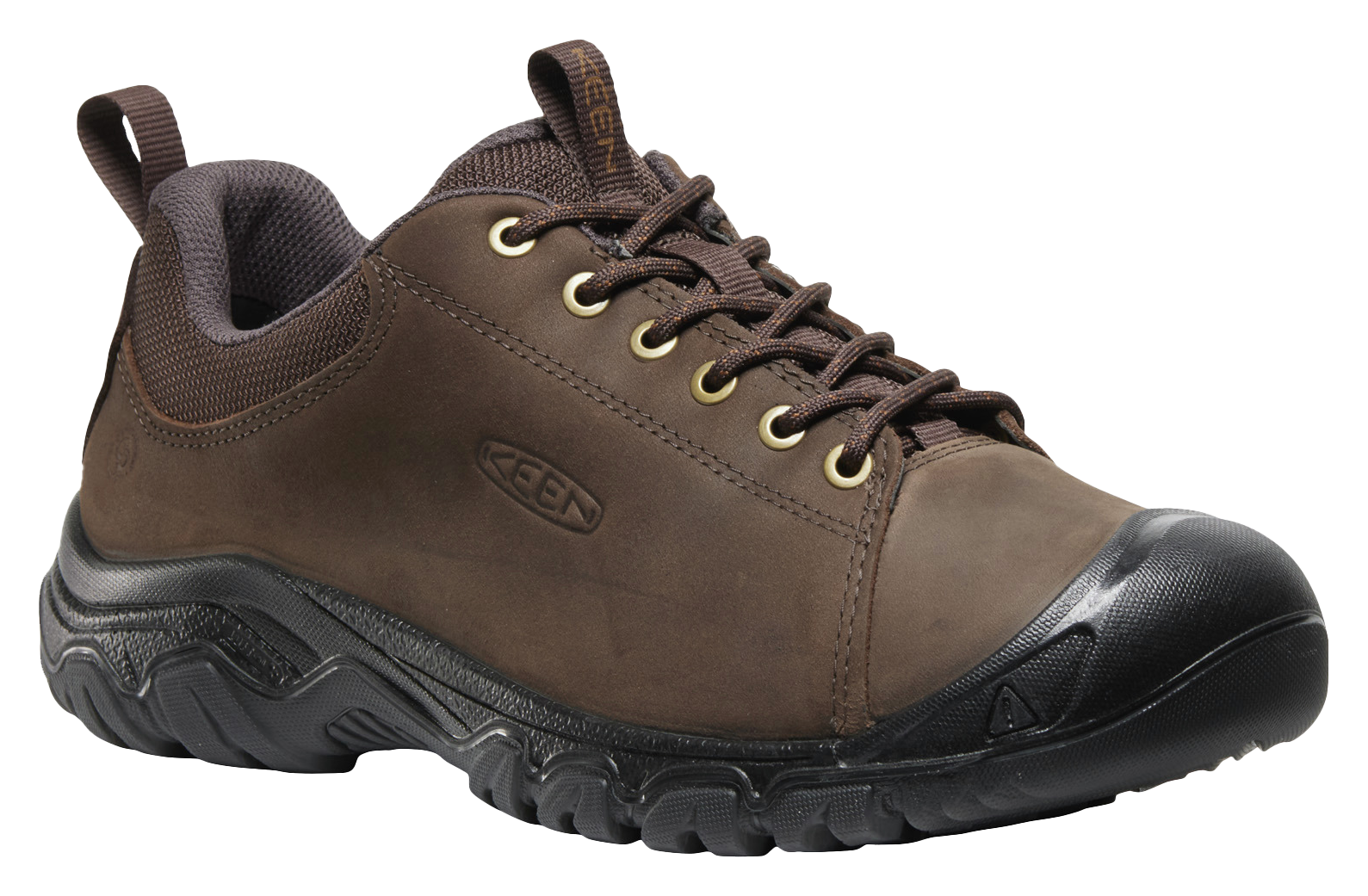 Image of KEEN Targhee IV Oxford Shoes for Men - Java/Black - 9.5M