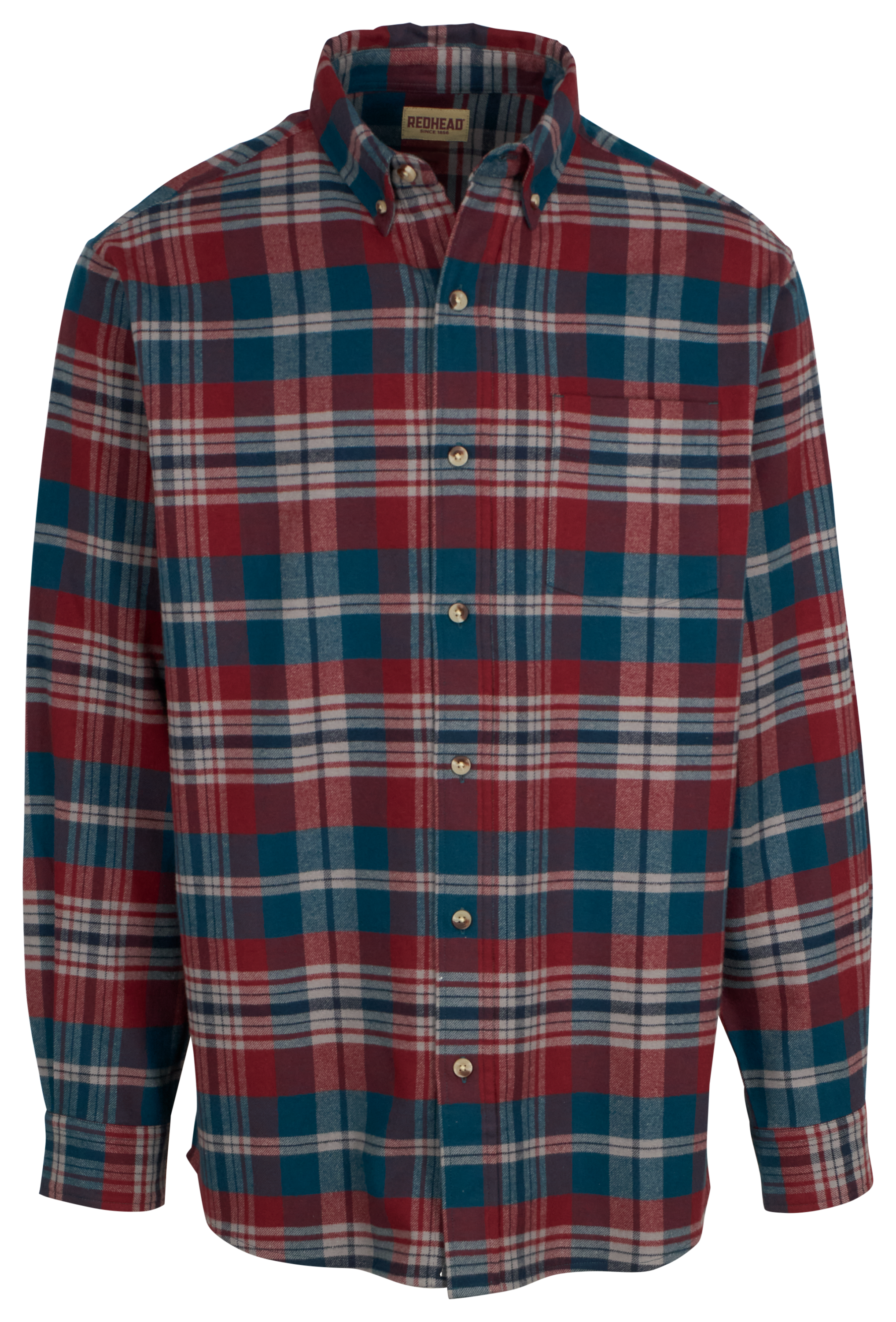 Image of RedHead Ultimate Flannel Long-Sleeve Shirt for Men - Port Plaid
