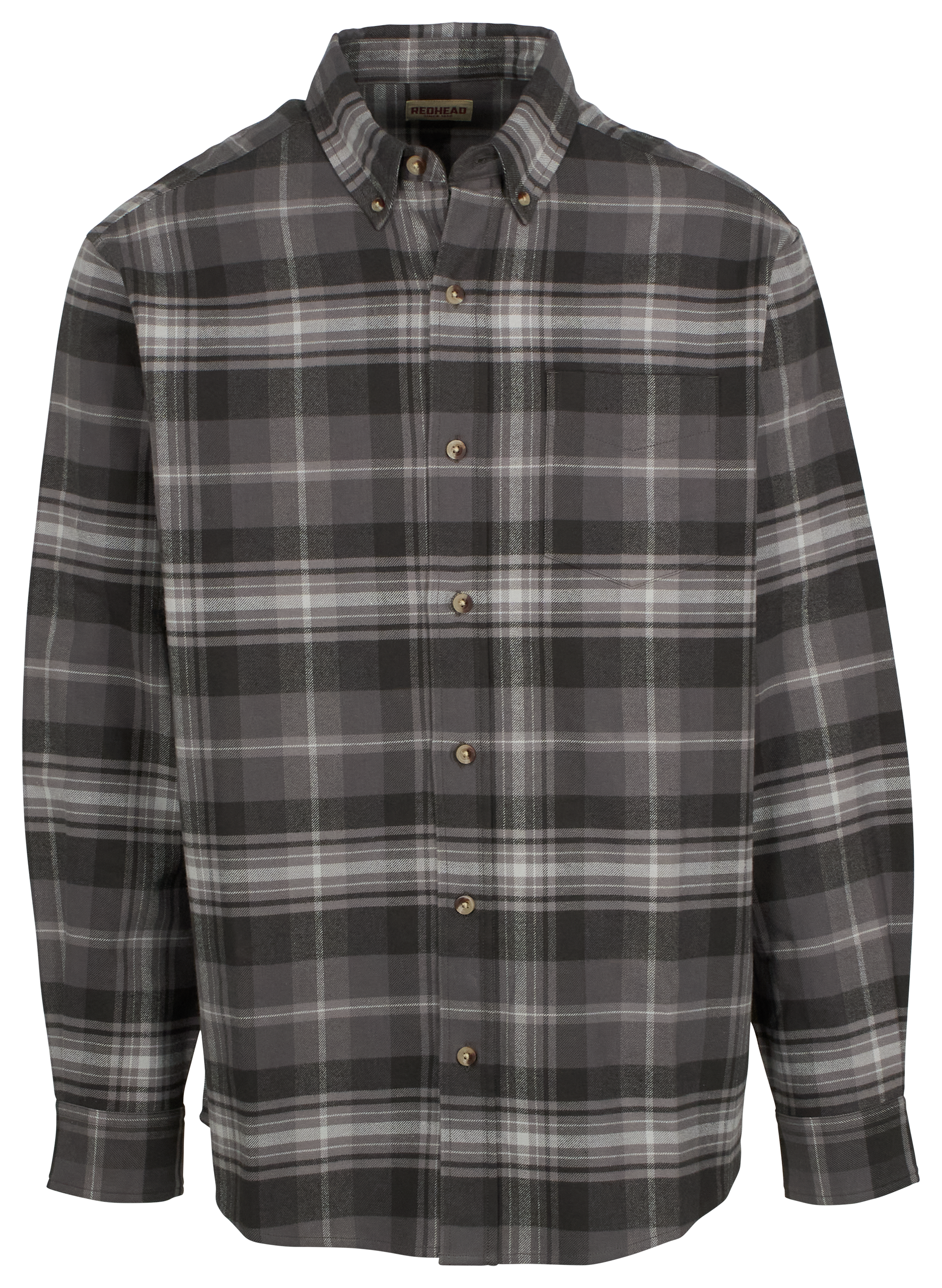Image of RedHead Ultimate Flannel Long-Sleeve Shirt for Men - Raven Plaid