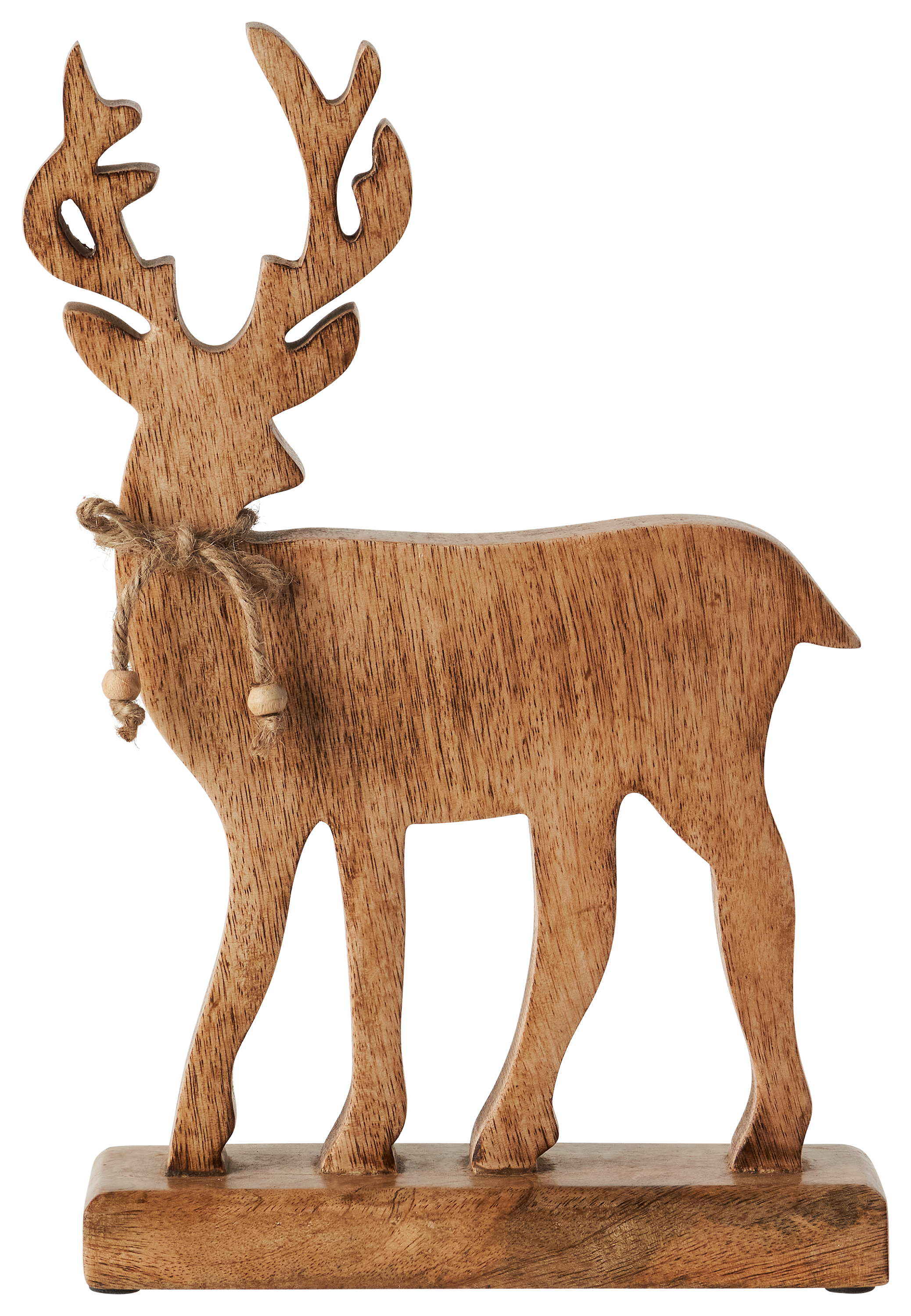 BASS PRO SHOPS Wooden Reindeer On Base