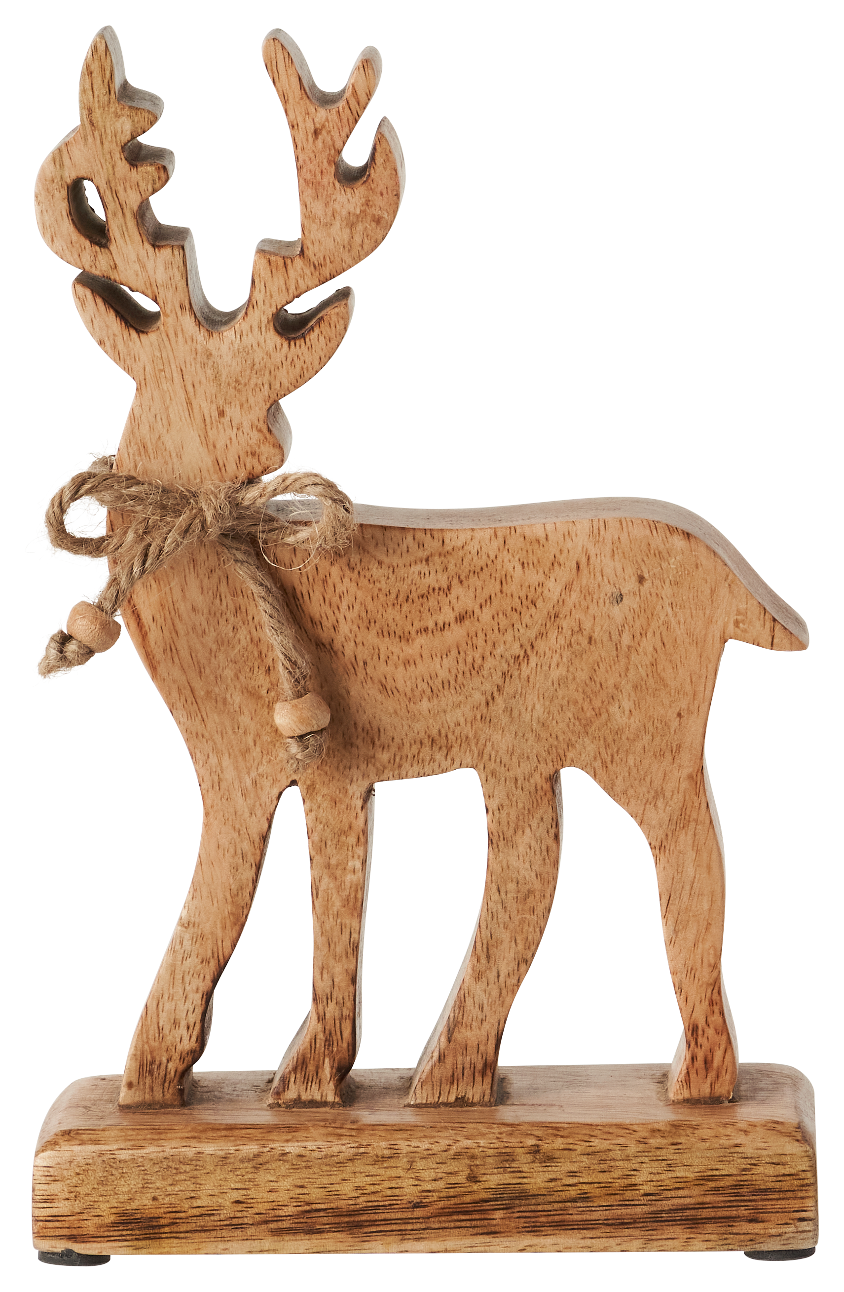 Image of Bass Pro Shops Wooden Reindeer On Base