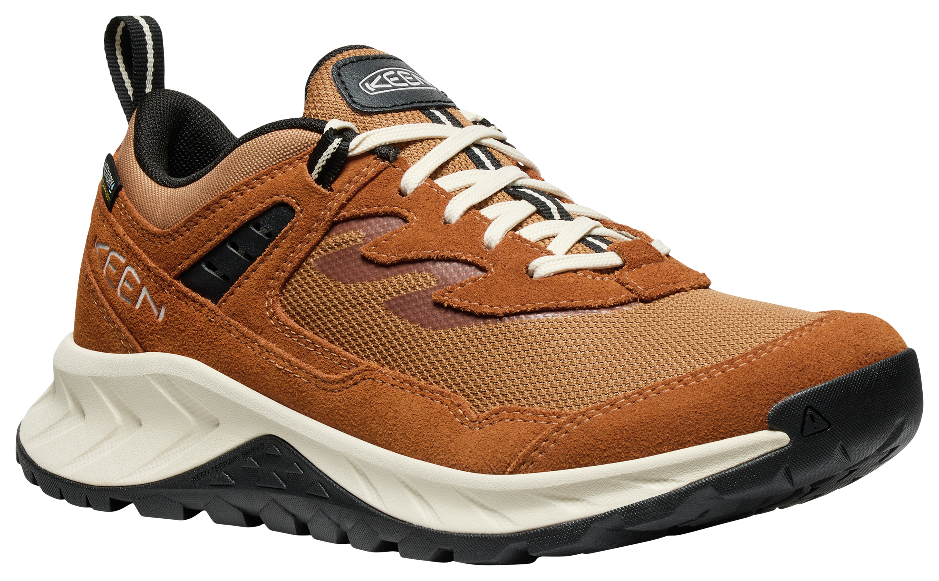 Image of KEEN Hightrail Low Waterproof Hiking Shoes for Ladies - Roasted Pecan/Chipmunk - 6M