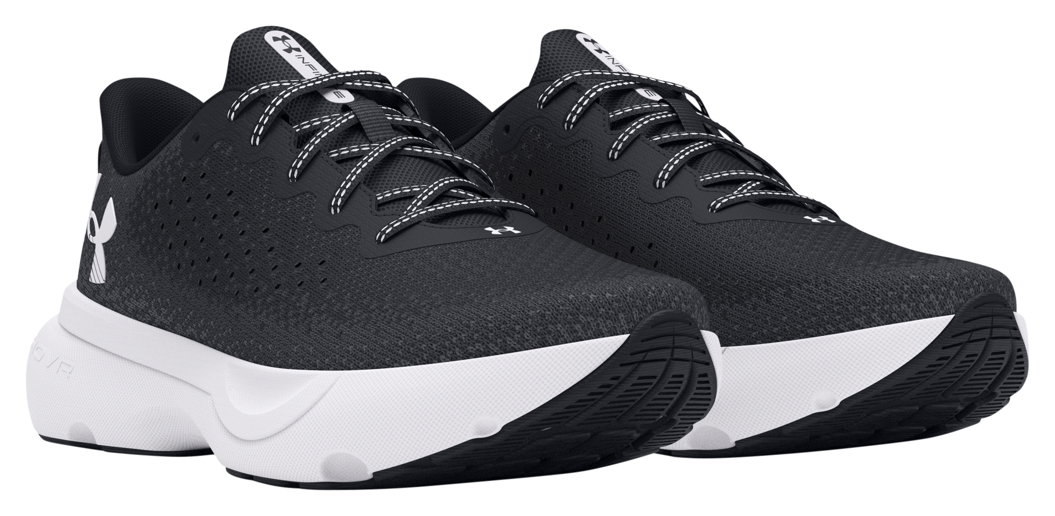 Image of Under Armour Infinite Running Shoes for Ladies - Black - 8M