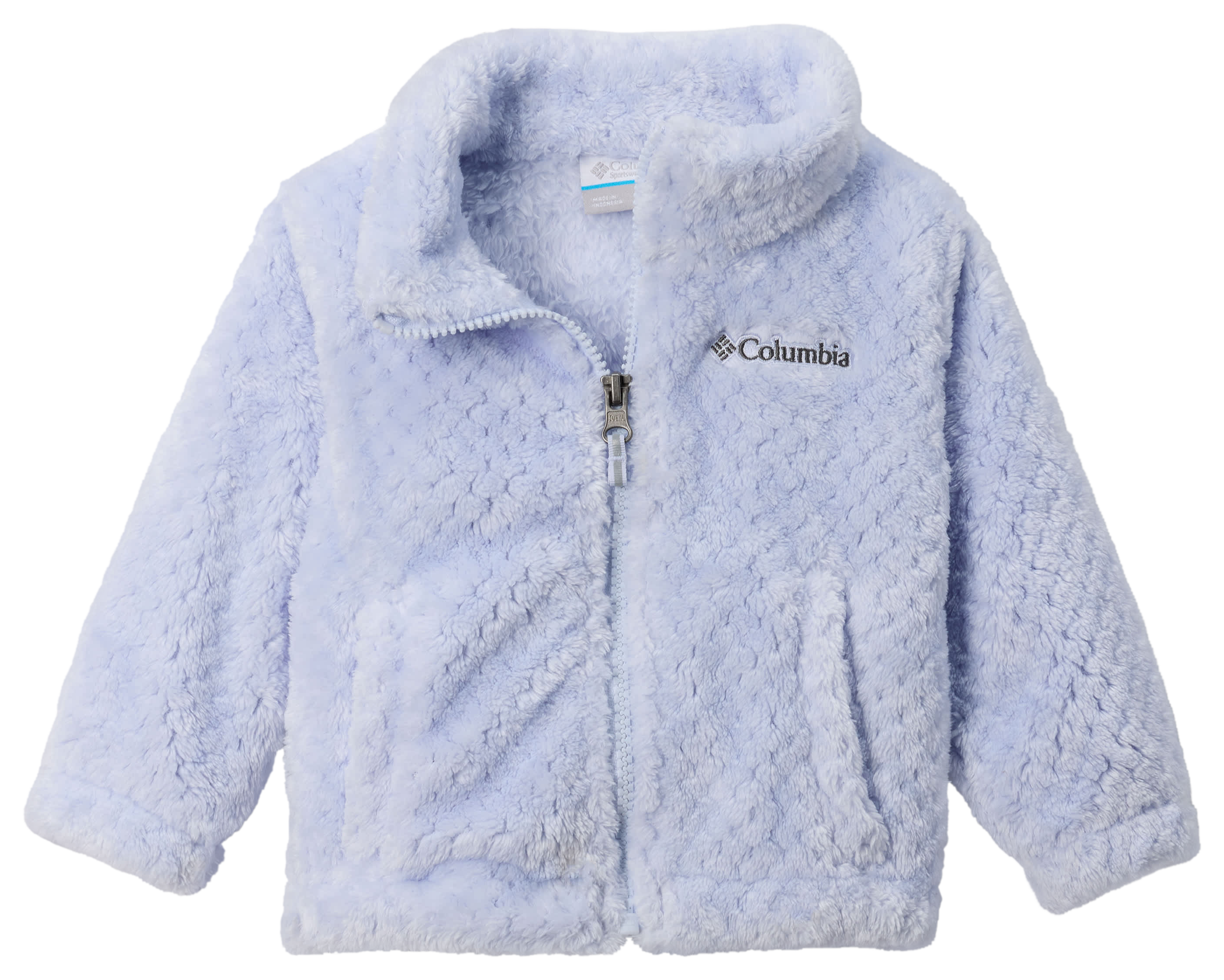 Image of Columbia Fire Side Sherpa Full-Zip Jacket for Babies - Snowdrift - 12-18 Months