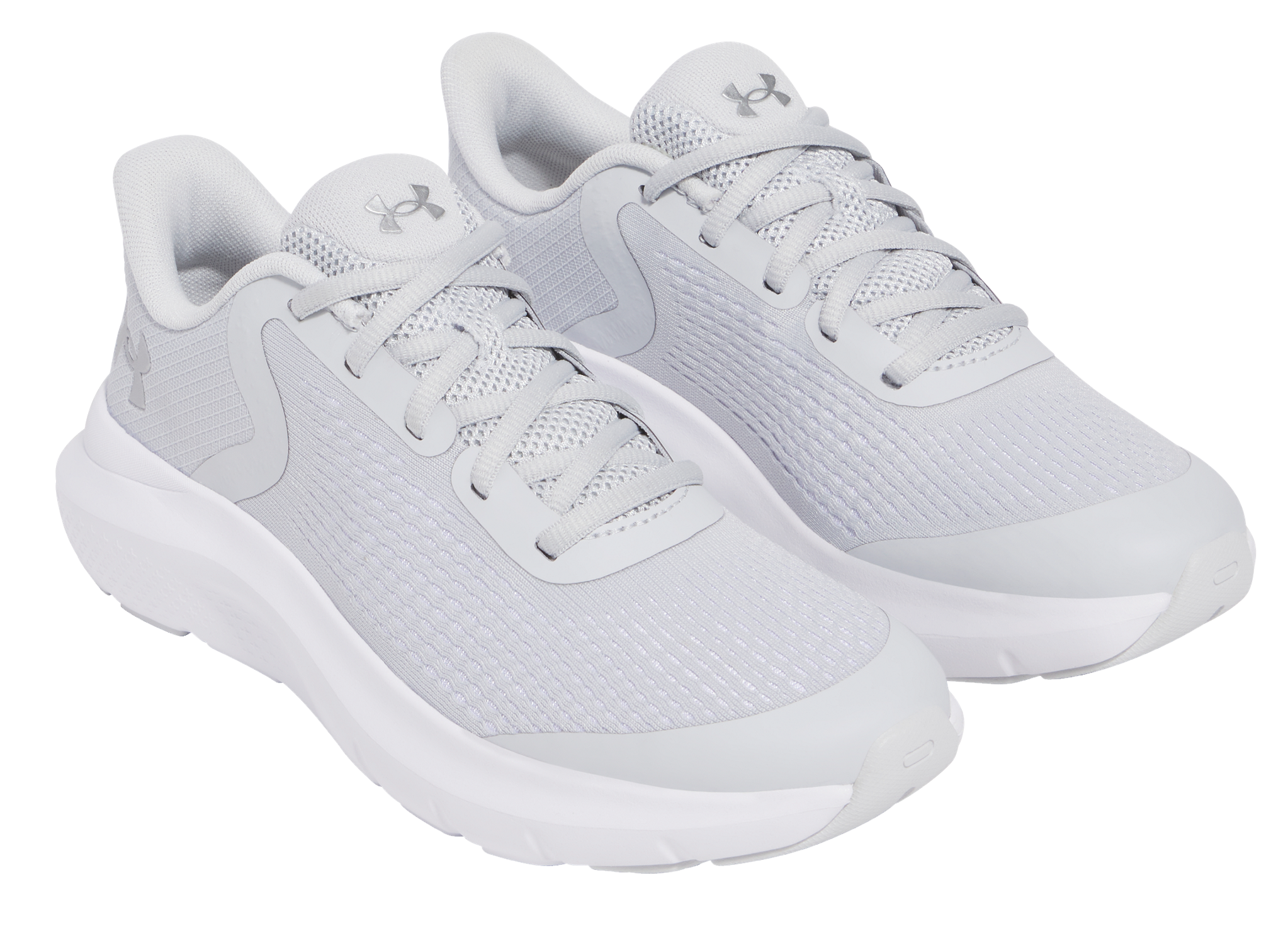 Image of Under Armour Rogue 5 Running Shoes for Kids - Halo Gray