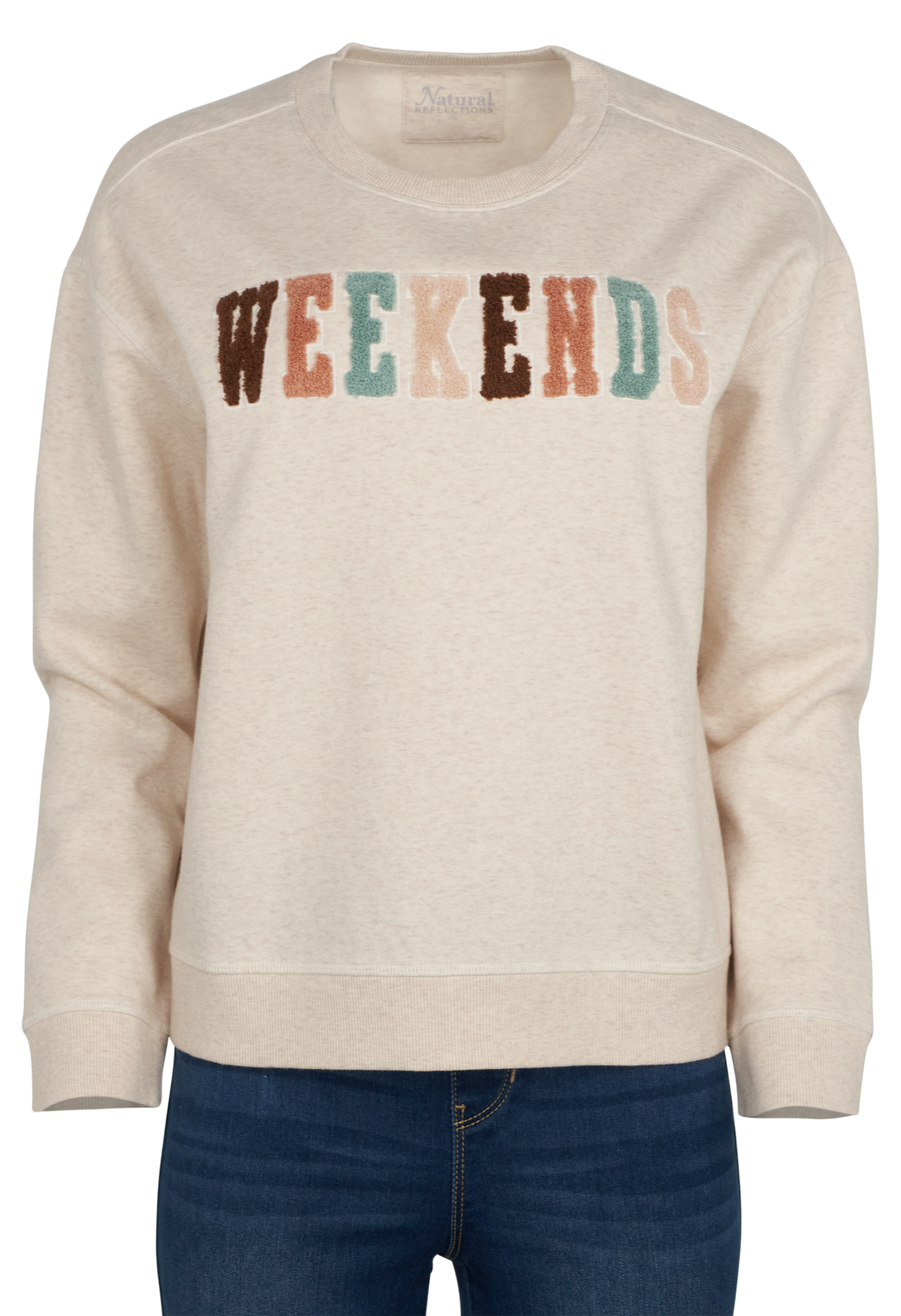 Image of Natural Reflections Weekends Sweatshirt - Oatmeal Heather