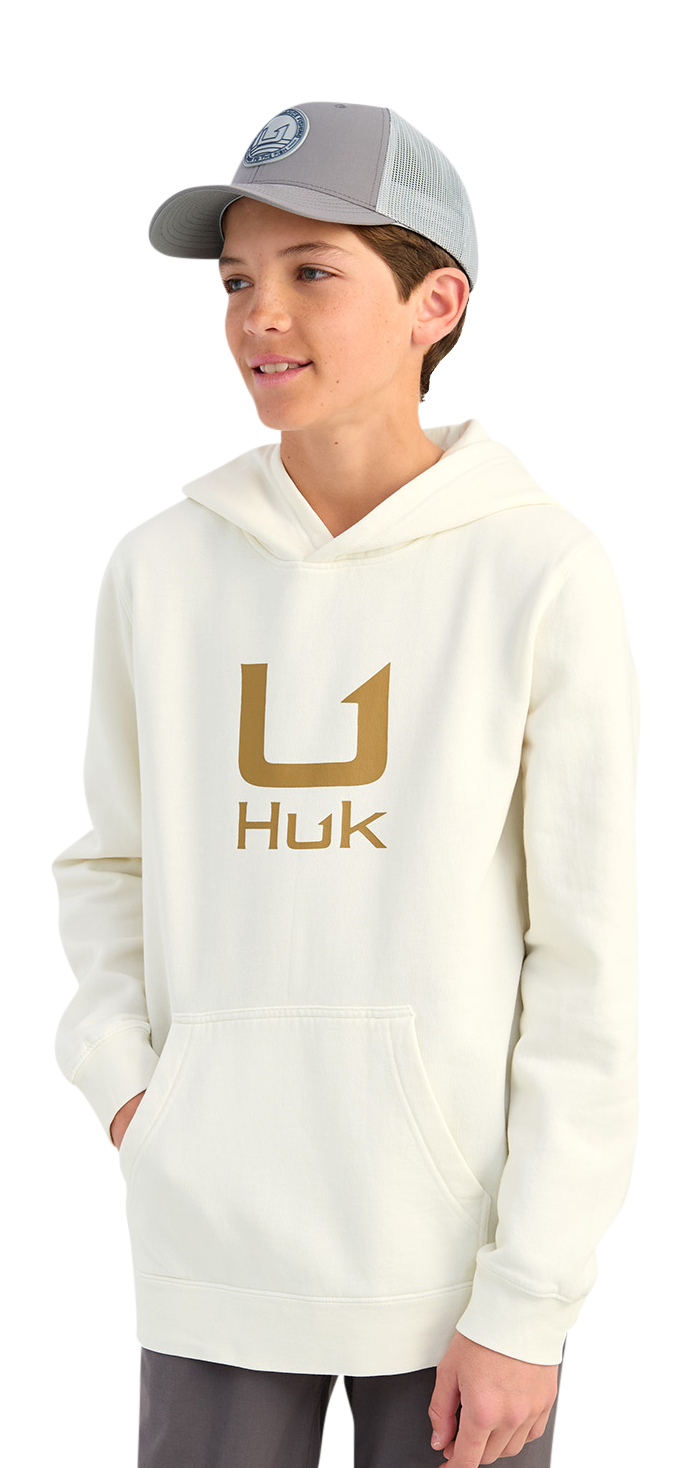 HUK Barb U Cotton Fleece Hoodie for Kids