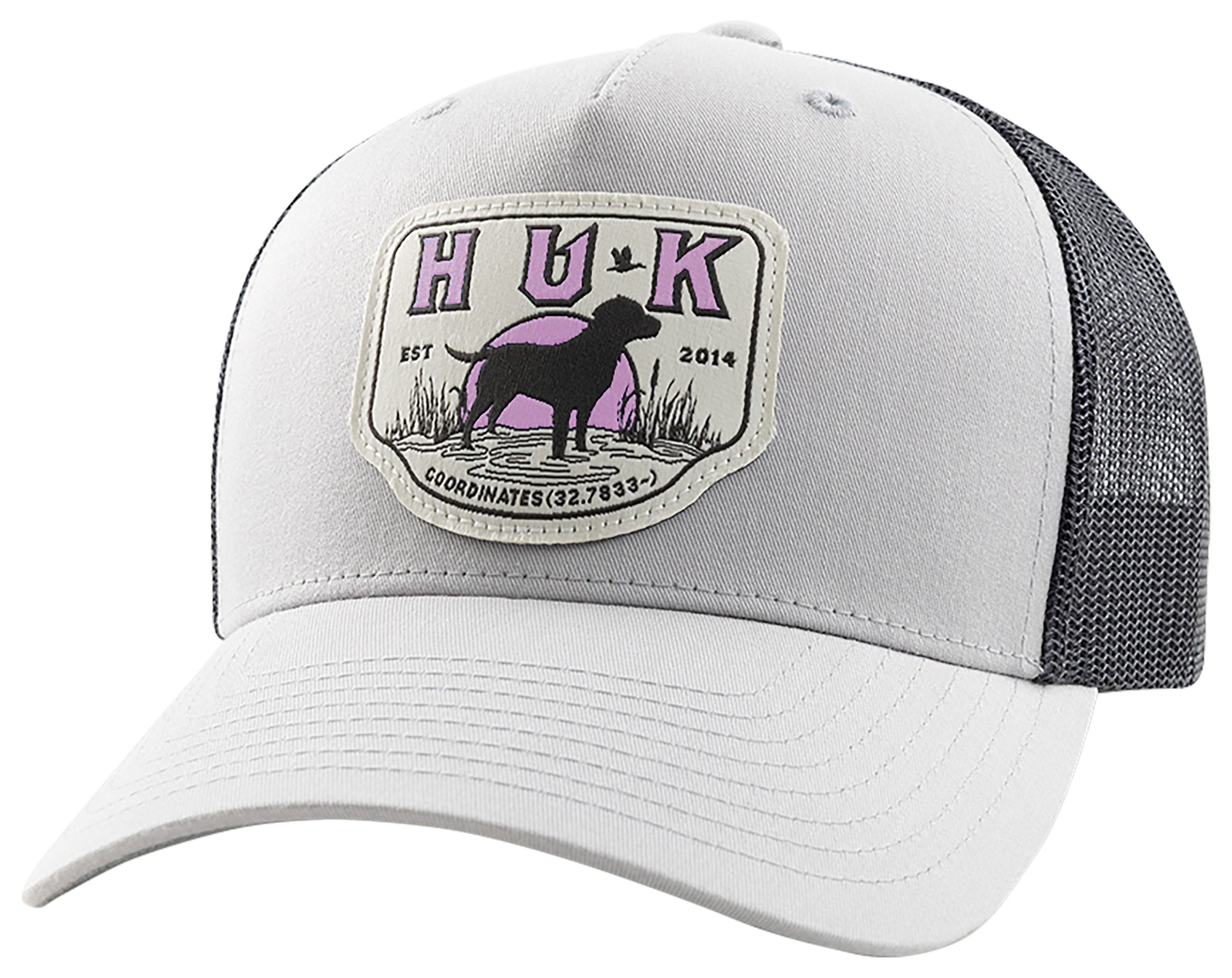 HUK Lab Patch Snapback Trucker Cap for Kids
