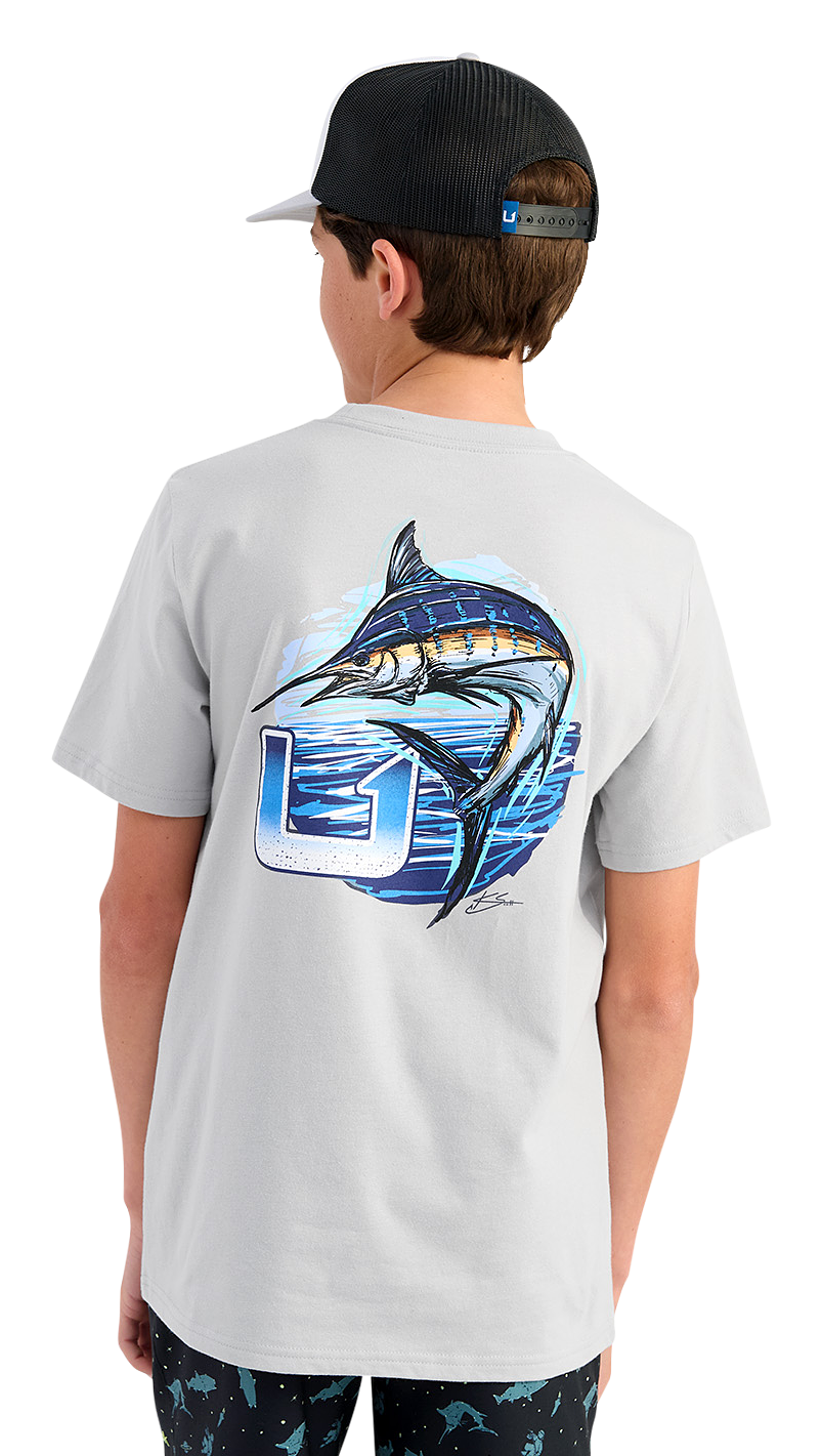 Image of Huk KC Sketch Series Short-Sleeve T-Shirt for Kids