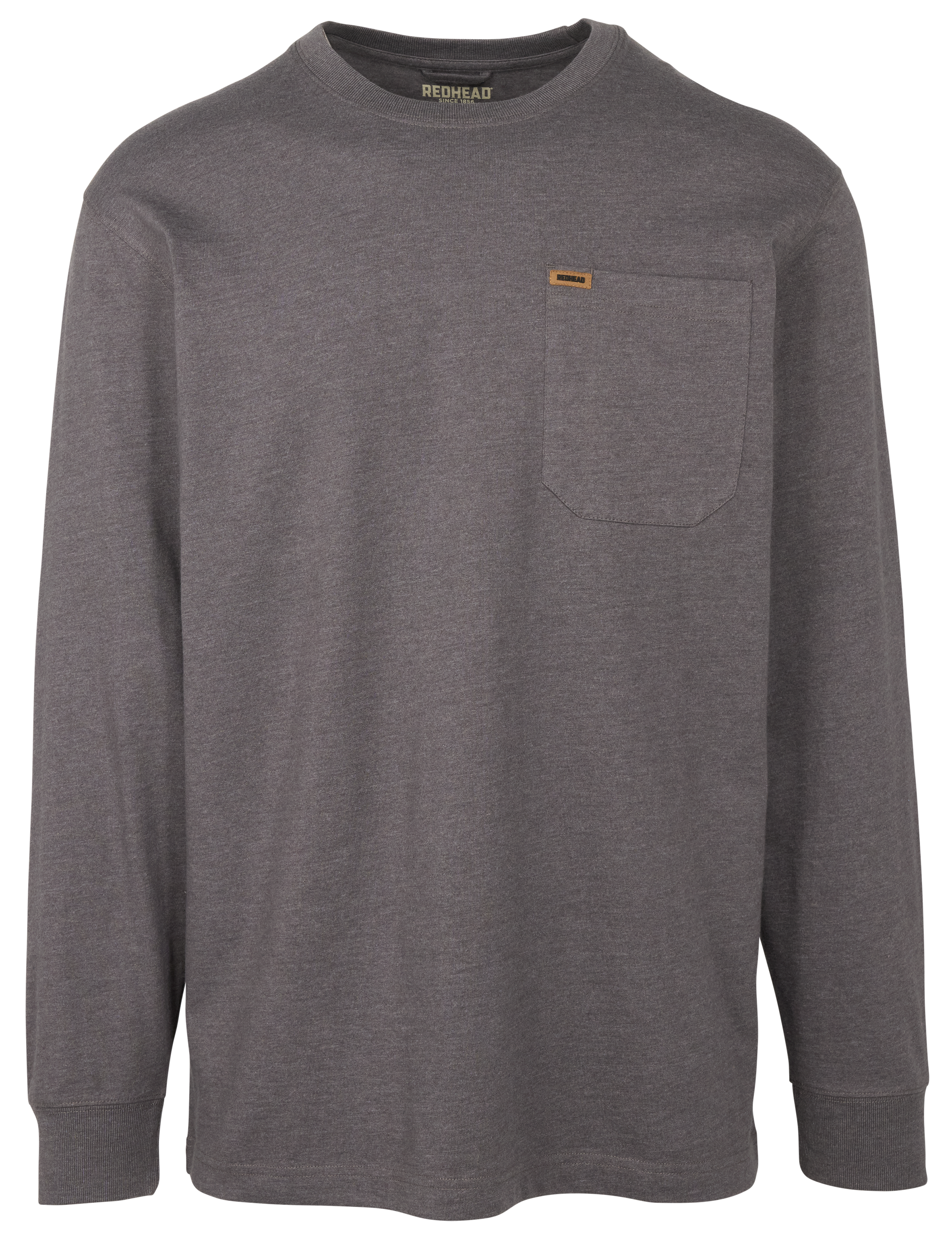 Image of RedHead Pro Series Long-Sleeve Pocket T-Shirt for Men - Granite Heather - M