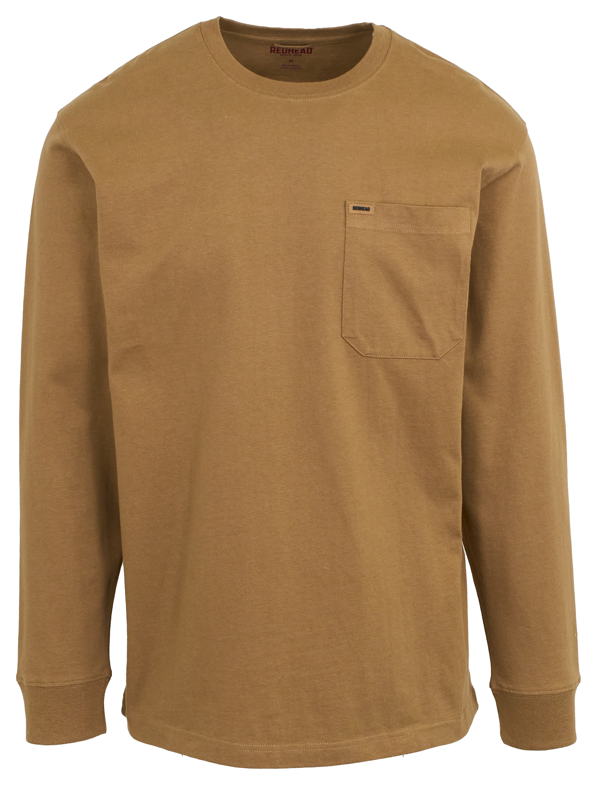 Image of RedHead Pro Series Long-Sleeve Pocket T-Shirt for Men - Ermine - 3XL