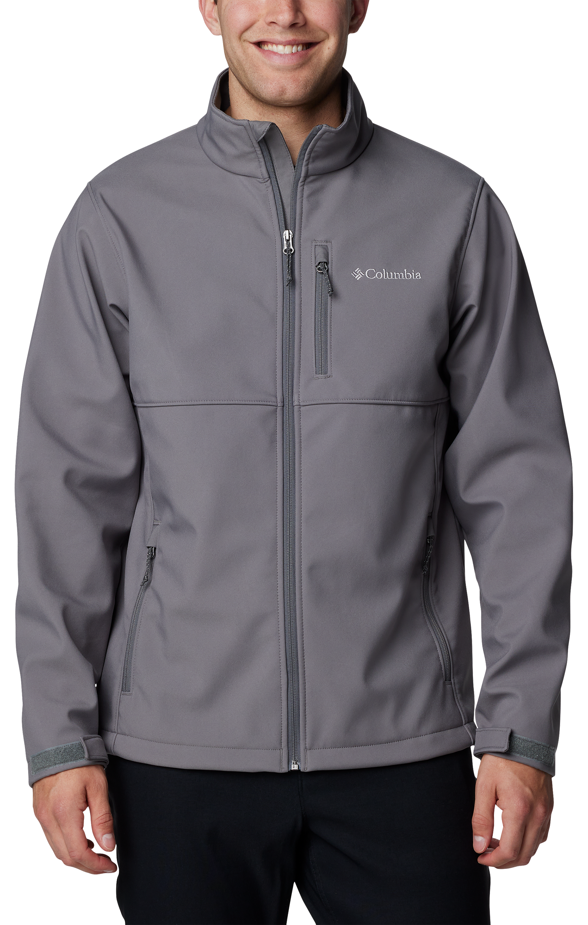 Image of Columbia Ascender Softshell Jacket for Men - City Grey - 3X