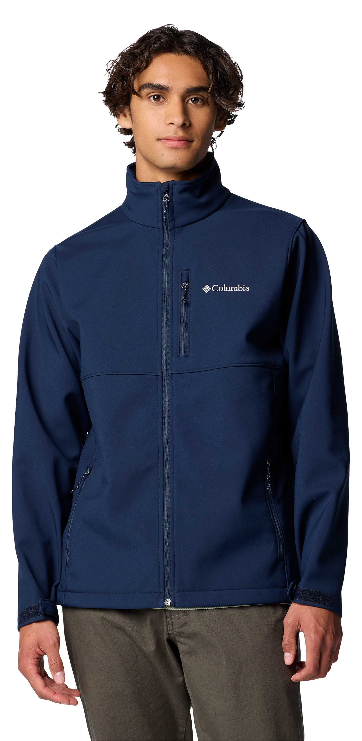 Image of Columbia Ascender Softshell Jacket for Men - Collegiate Navy - 5X