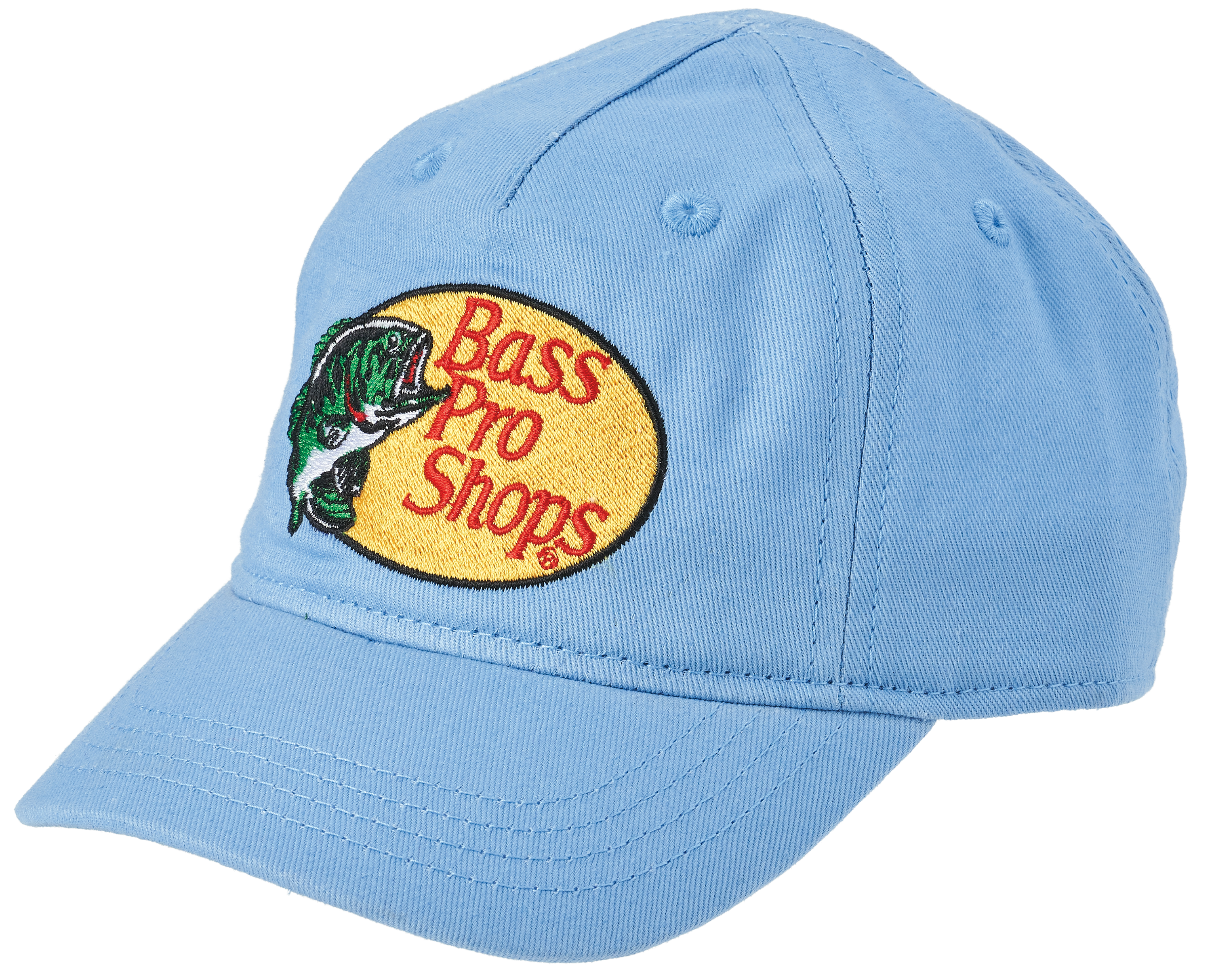 Image of Bass Pro Shops Embroidered Logo Twill Cap for Babies - Blue