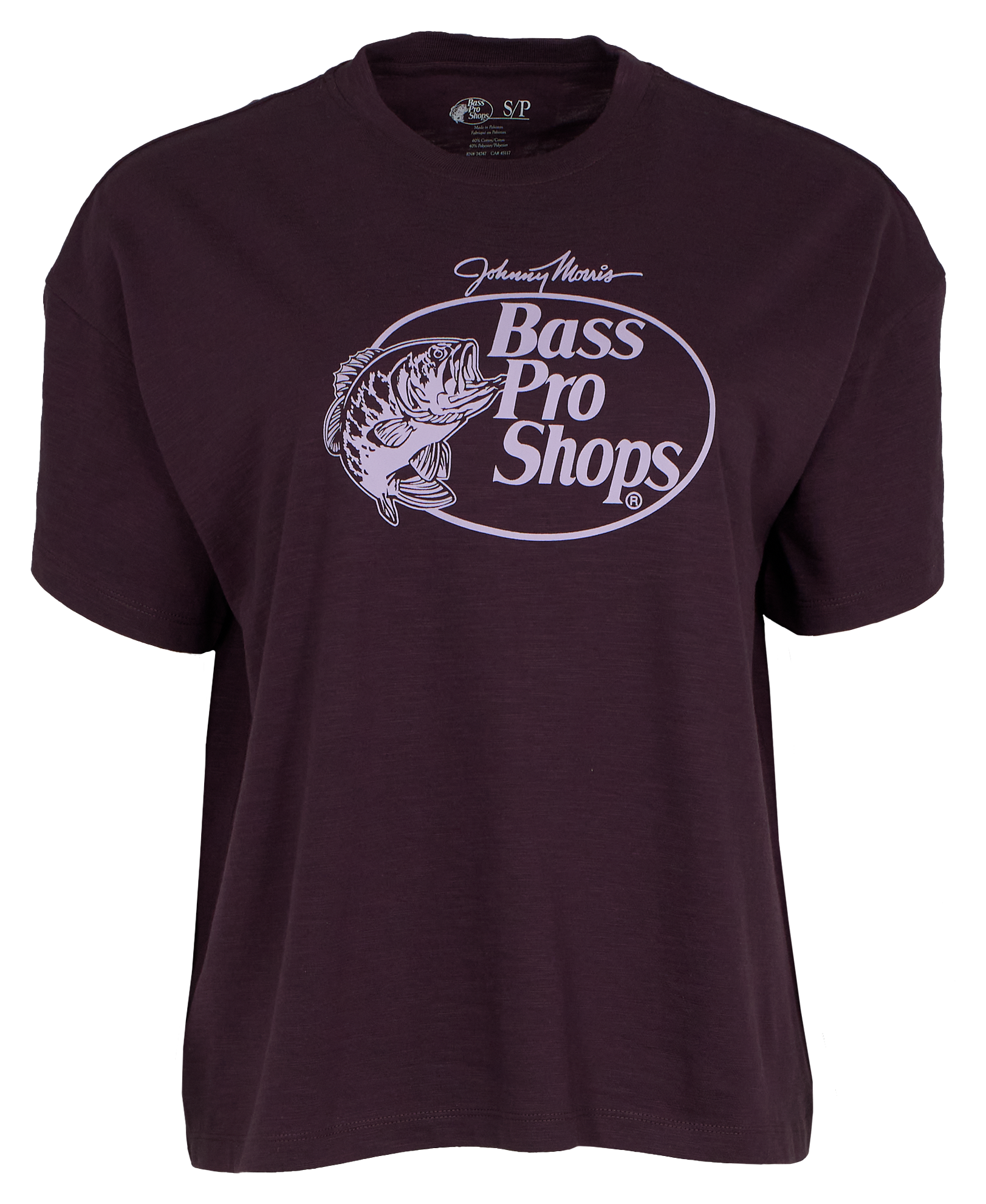 Image of Bass Pro Shops Logo Short-Sleeve T-Shirt for Ladies - Plum