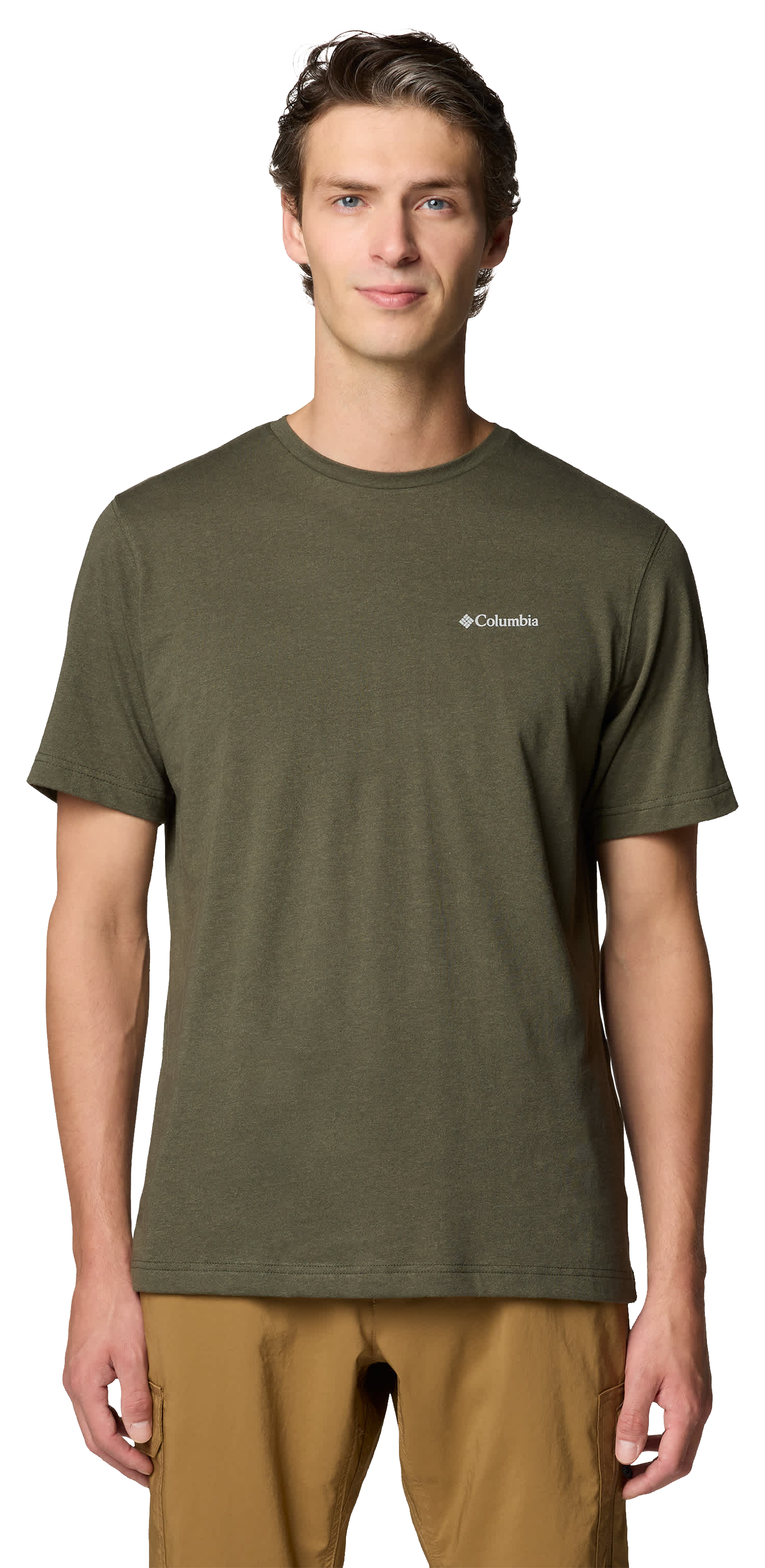 Image of Columbia Thistletown Hills Short-Sleeve Shirt - Greenscape Heather
