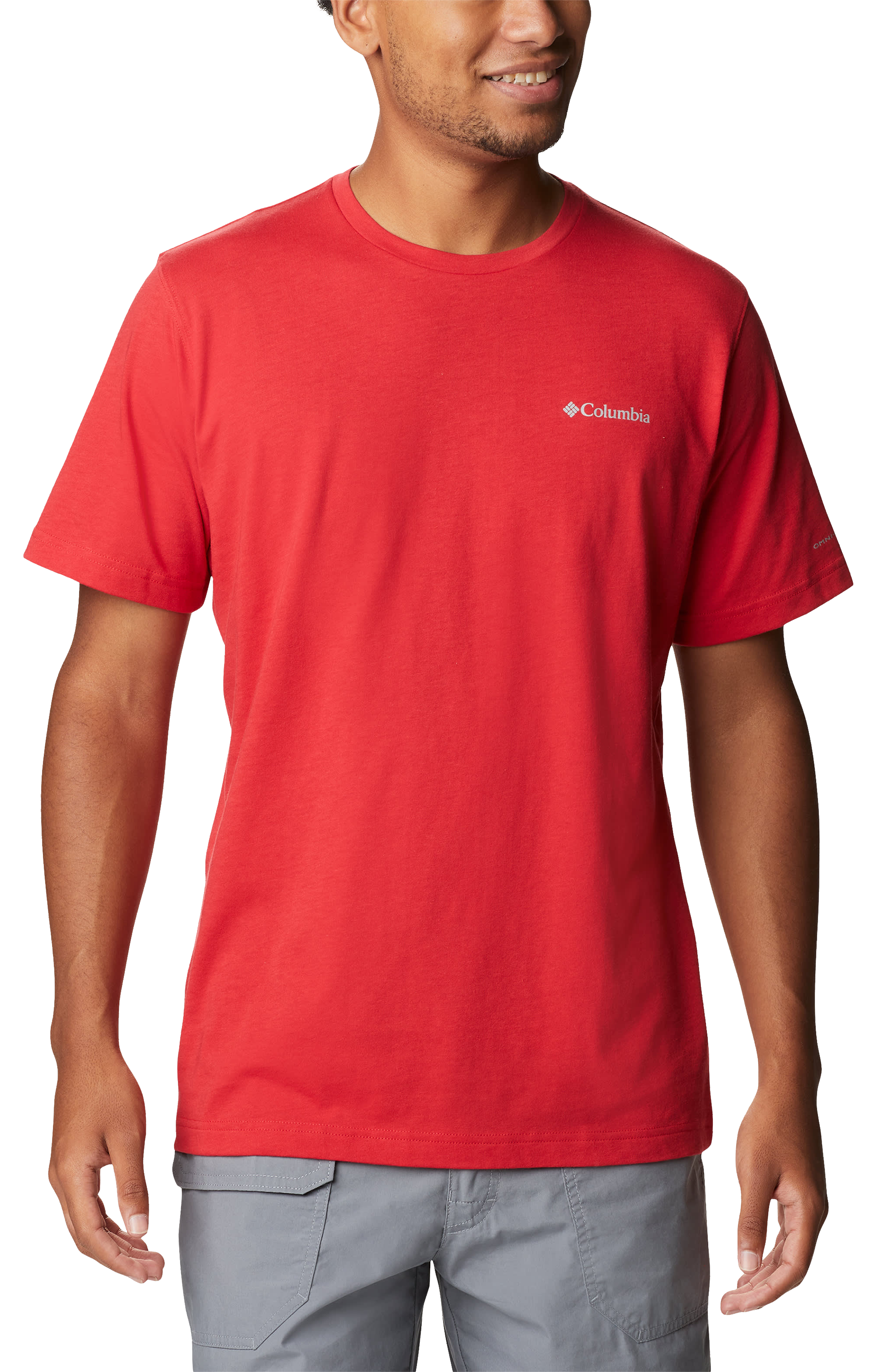 Image of Columbia Thistletown Hills Short-Sleeve Shirt - Mountain Red - L