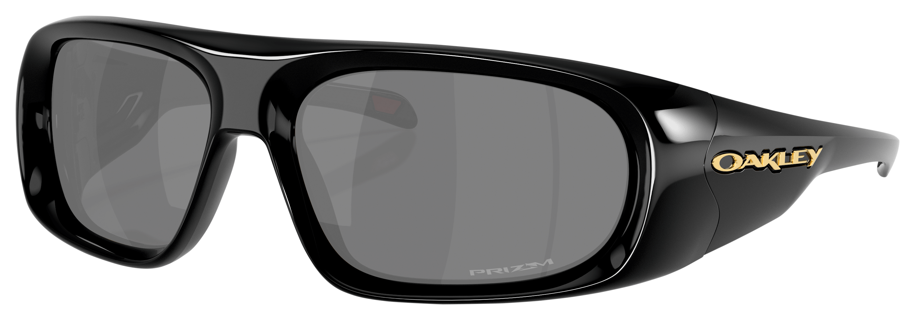 Image of Oakley Belleville OO9491 Prizm Grey Mirror Sunglasses - Polished Black/Prizm Black Mirror - Large