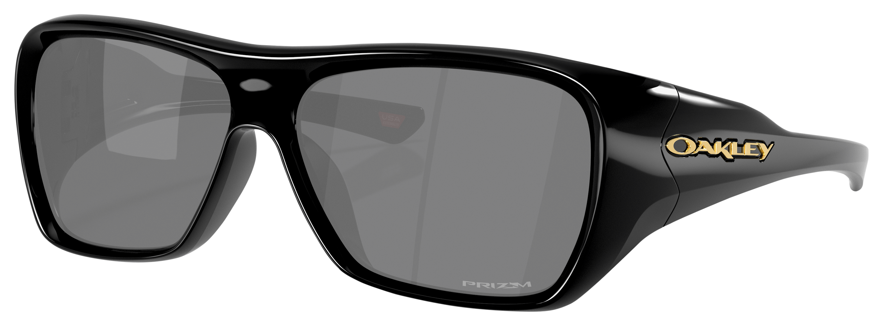 Image of Oakley Chaminade OO9492 Prizm Grey Mirror Sunglasses - Polished Black/Prizm Black Mirror - Large