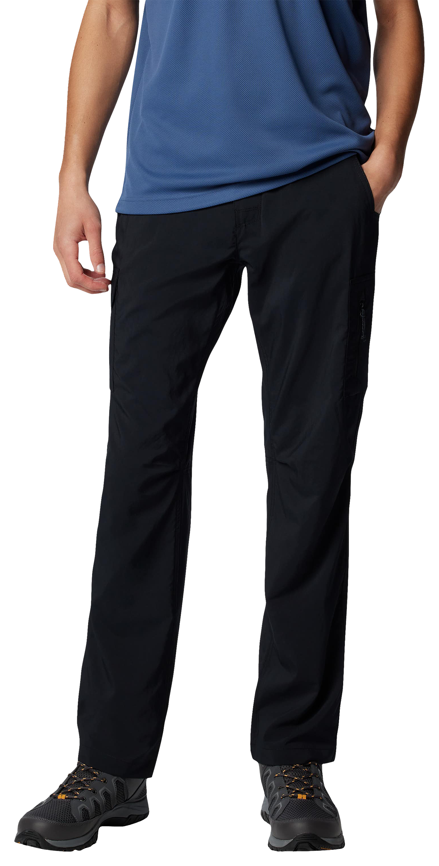Image of Columbia Silver Ridge Utility Pants for Men - Black - 40x32