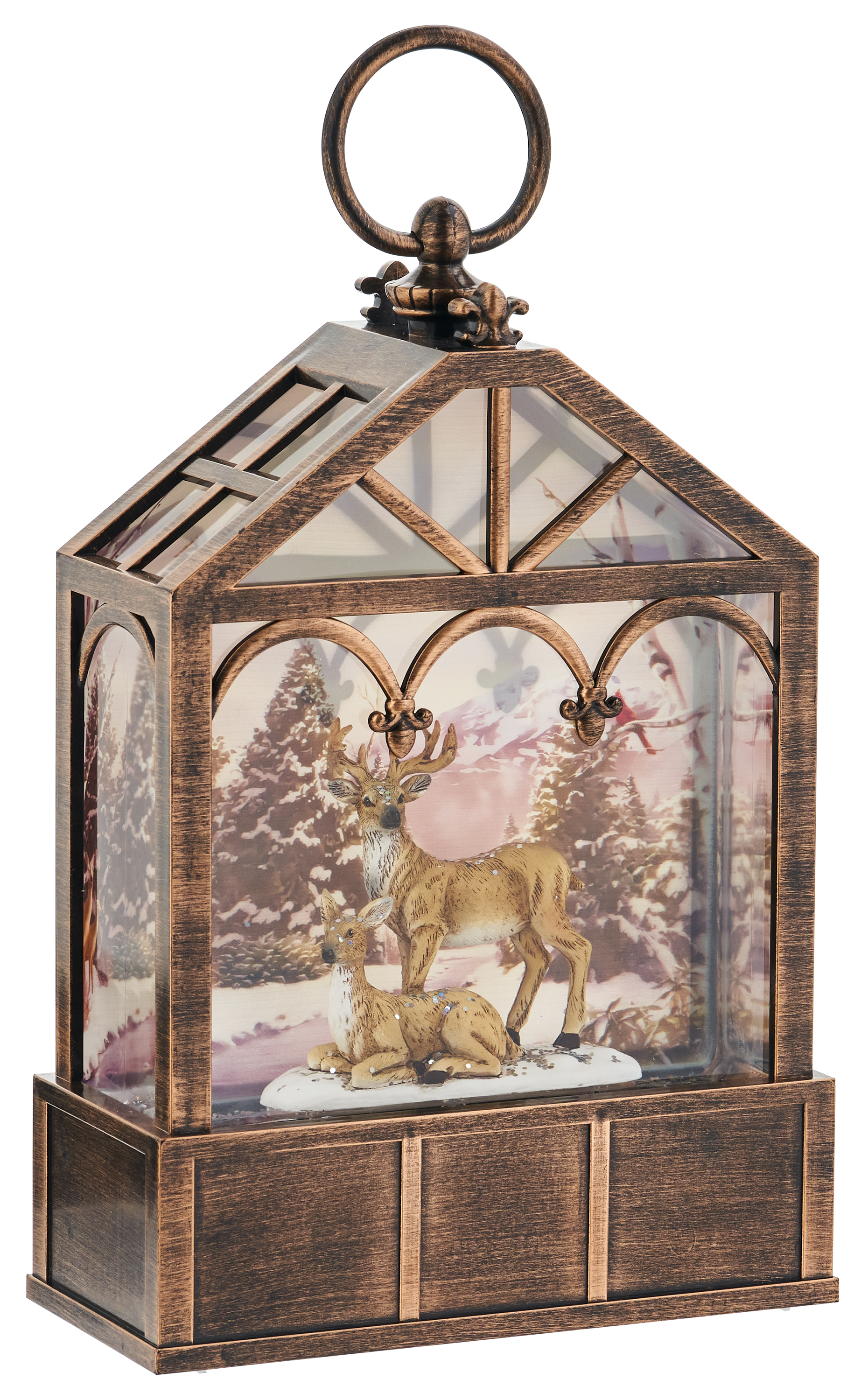 Bass Pro Shops Bigfoot Scene Lighted Snow-Globe Lantern