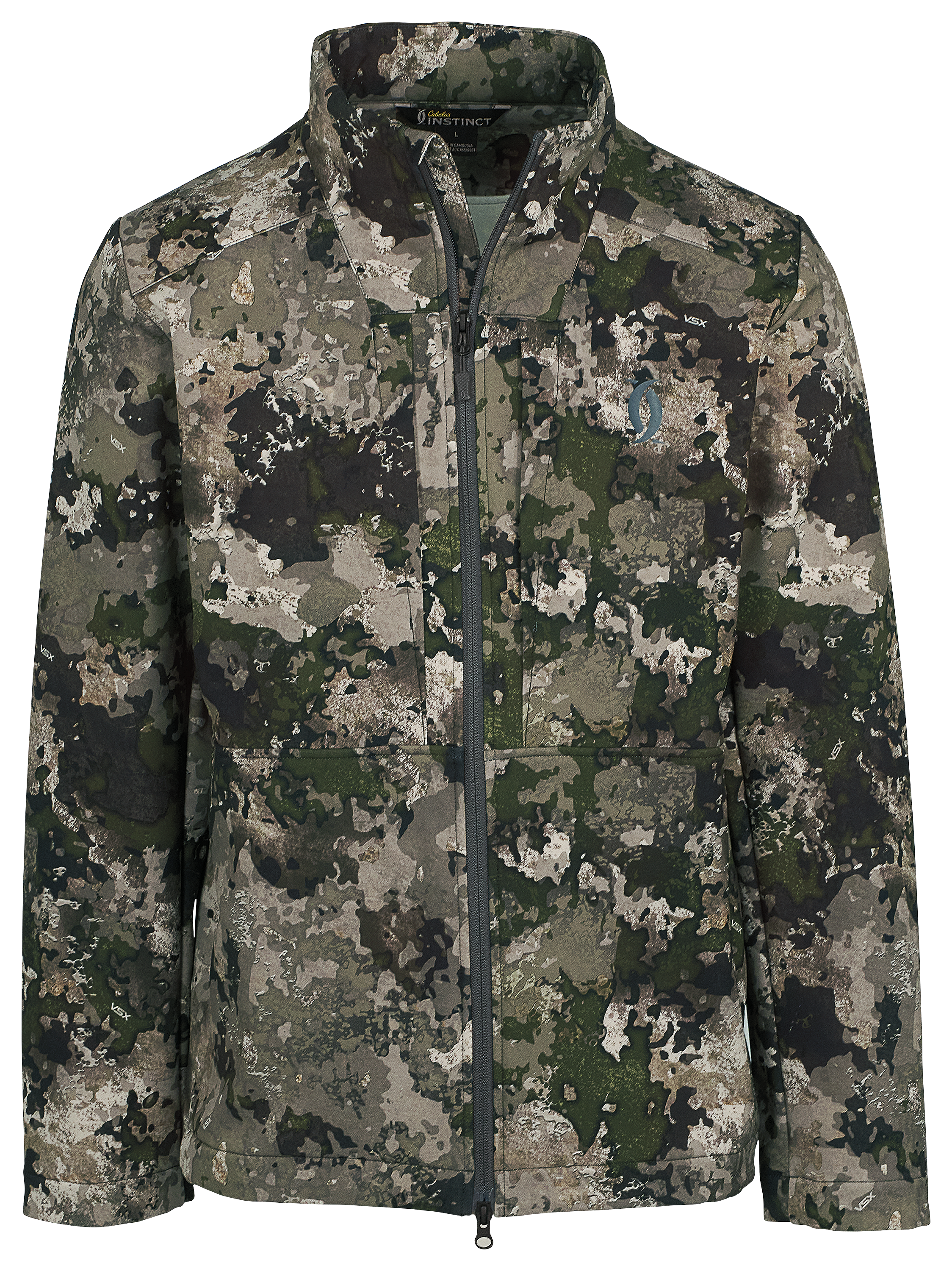 Image of Cabela's Instinct Fannin Softshell Jacket with SCENTINEL for Men - TrueTimber VSX - M