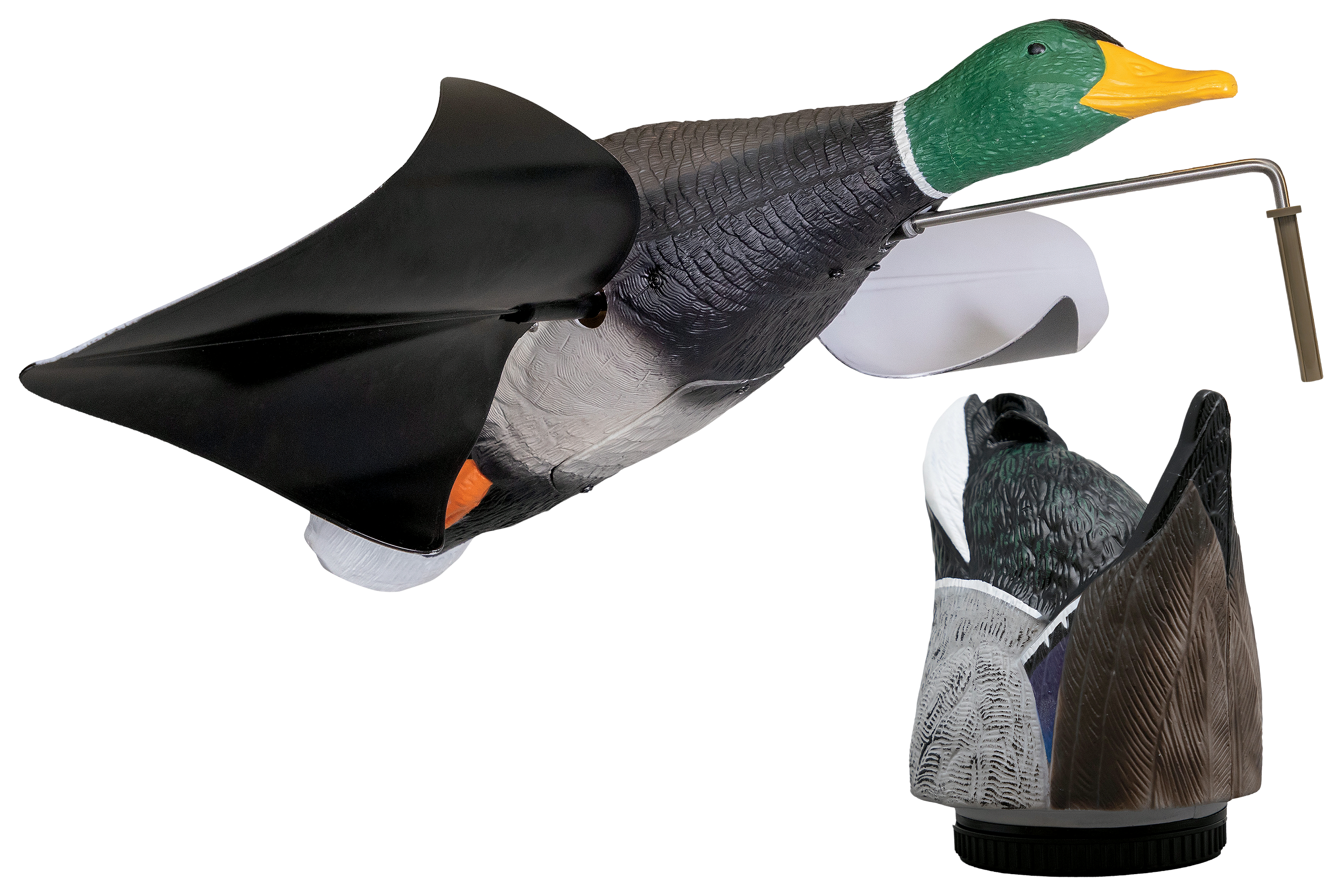 HIGDON OUTDOORS Flasher Flyer Breeze/Ringer Motion Duck Decoy Combo