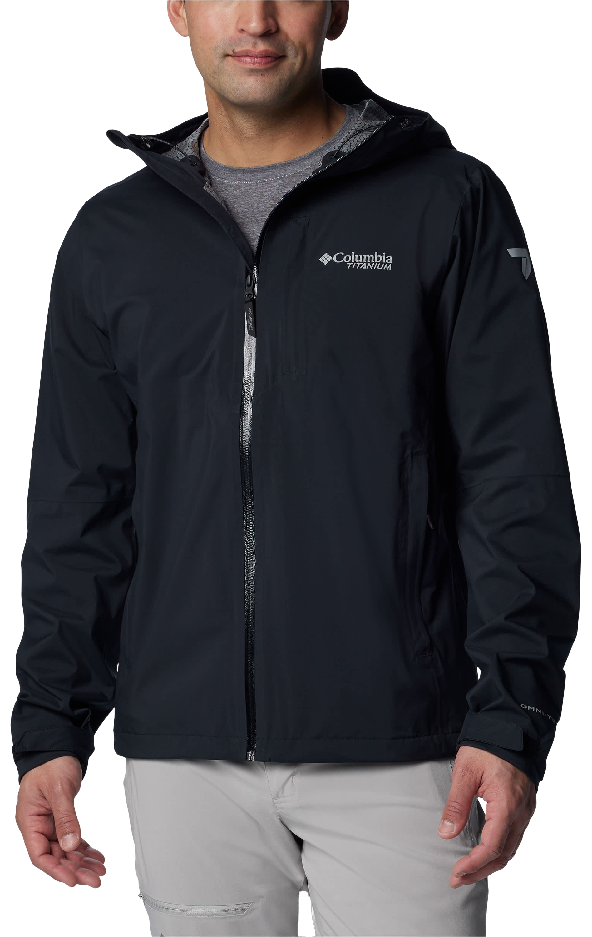 Image of Columbia Ampli-Dry II Jacket for Men - Black - M