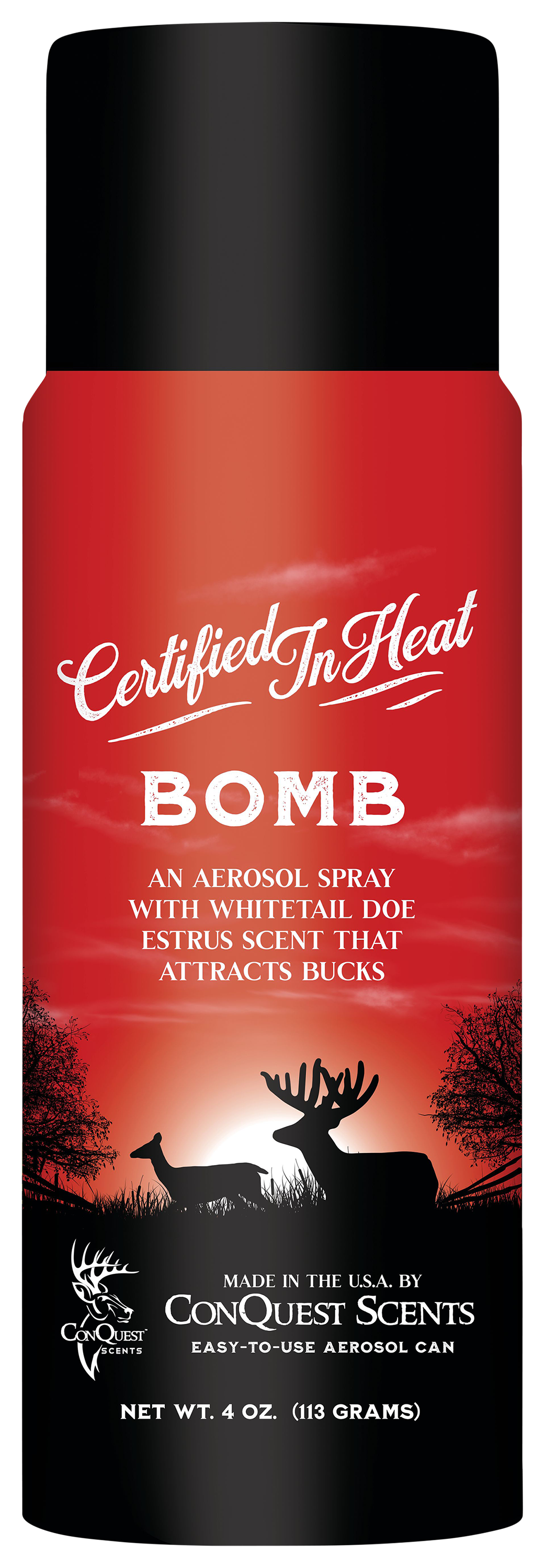 Image of "ConQuest Scents Certified ""In Heat"" Bomb Aerosol Spray"