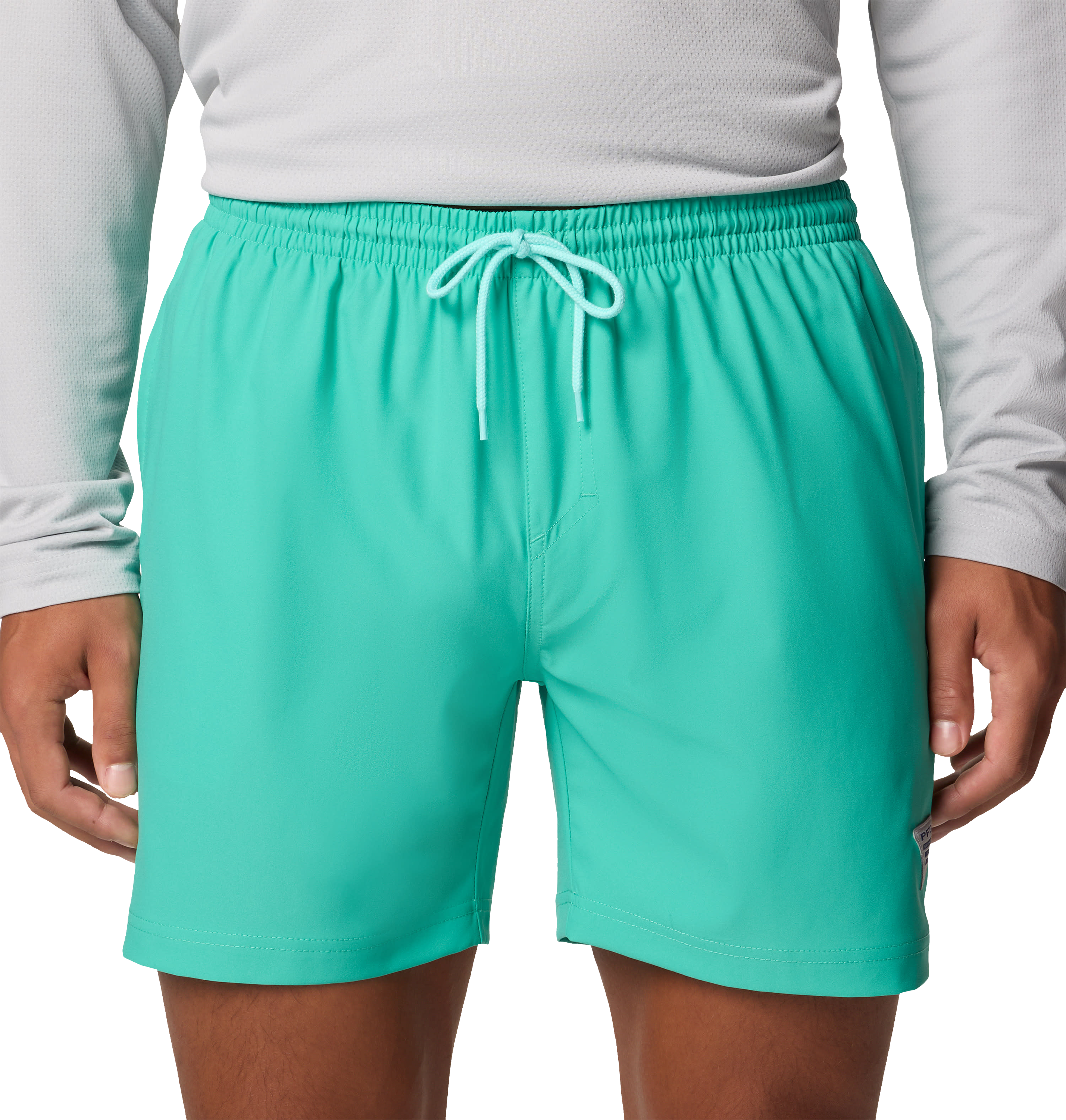 Image of Columbia PFG Rambler Swim Shorts - Glaze Green