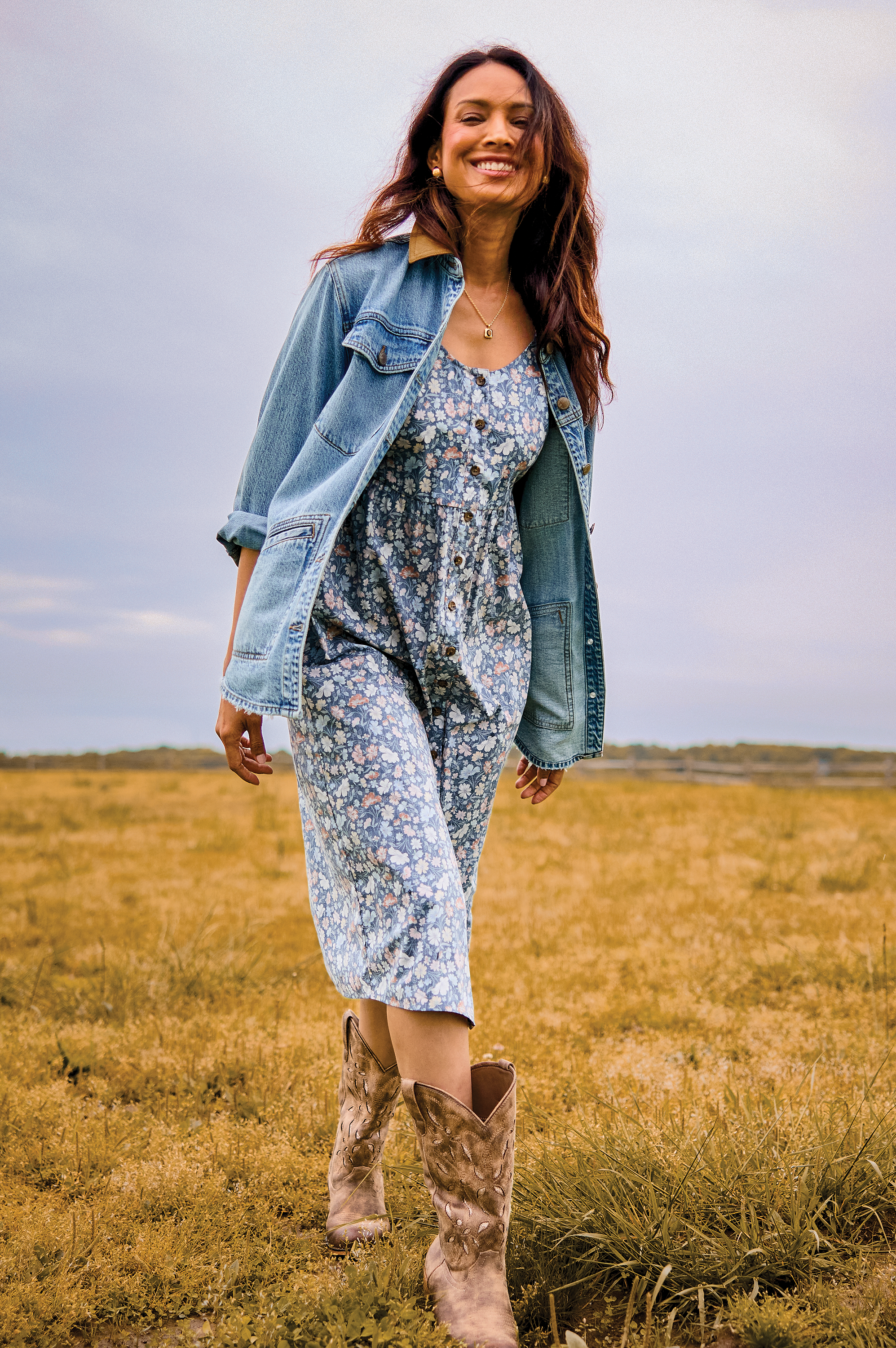 NATURAL REFLECTIONS Floral Dress