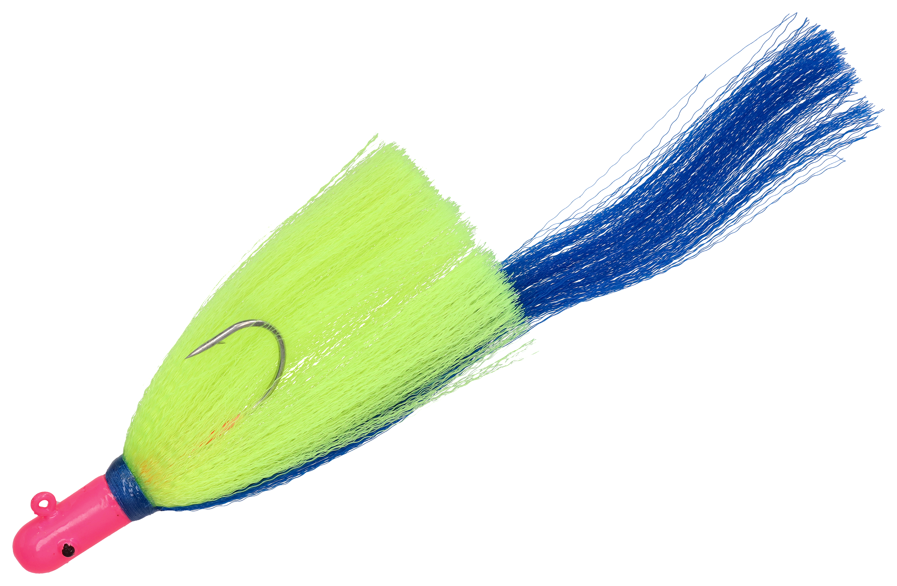 Image of Gulfstream Lures Flair Hawk - Chartreuse/Pink/Blue - 2 oz.