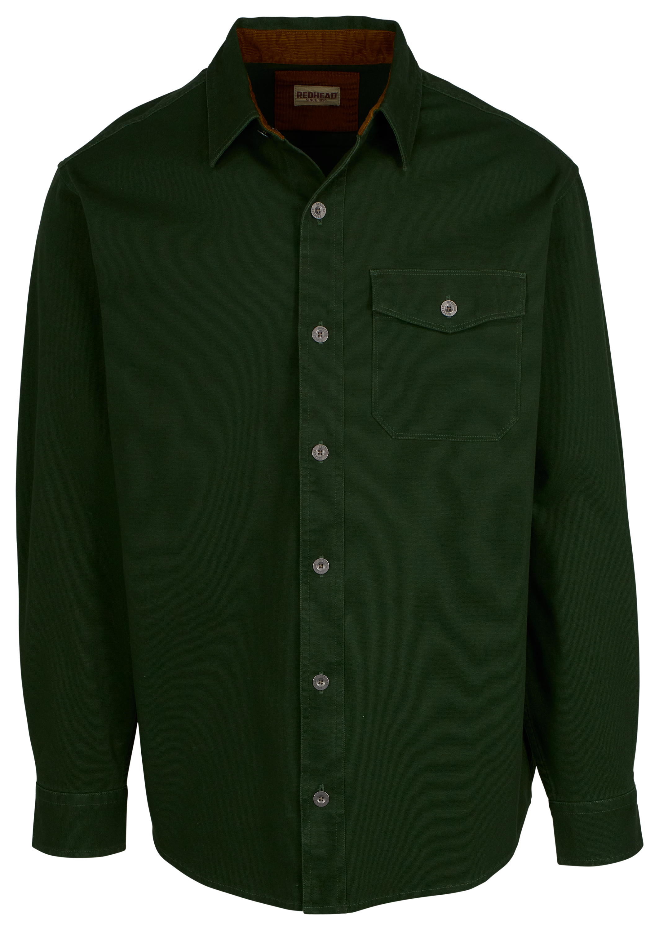 Image of RedHead Stonewash Canvas Long-Sleeve Button-Up Shirt for Men - Mountain View - XL